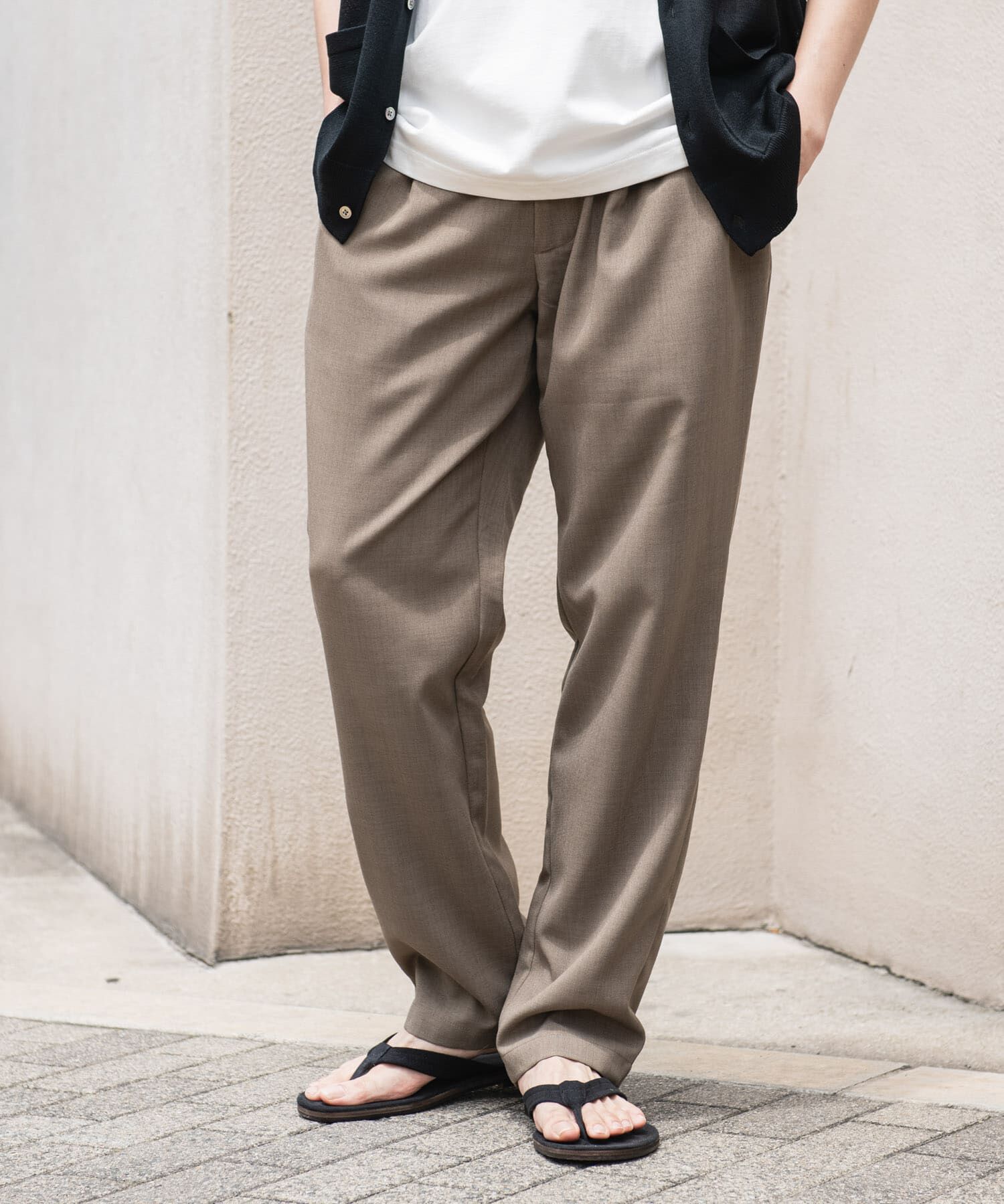 URBAN RESEARCH DOORS「『吸水速乾/イージーケア』リネンライクイージーパンツ」|その他|