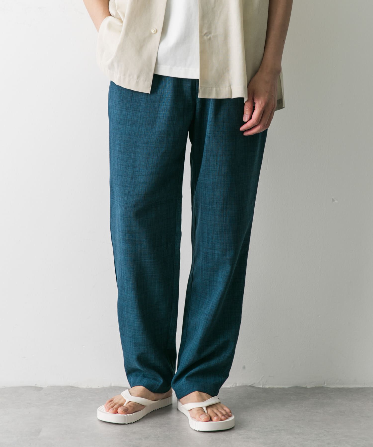 URBAN RESEARCH DOORS「『吸水速乾/イージーケア』リネンライクイージーパンツ」|その他|