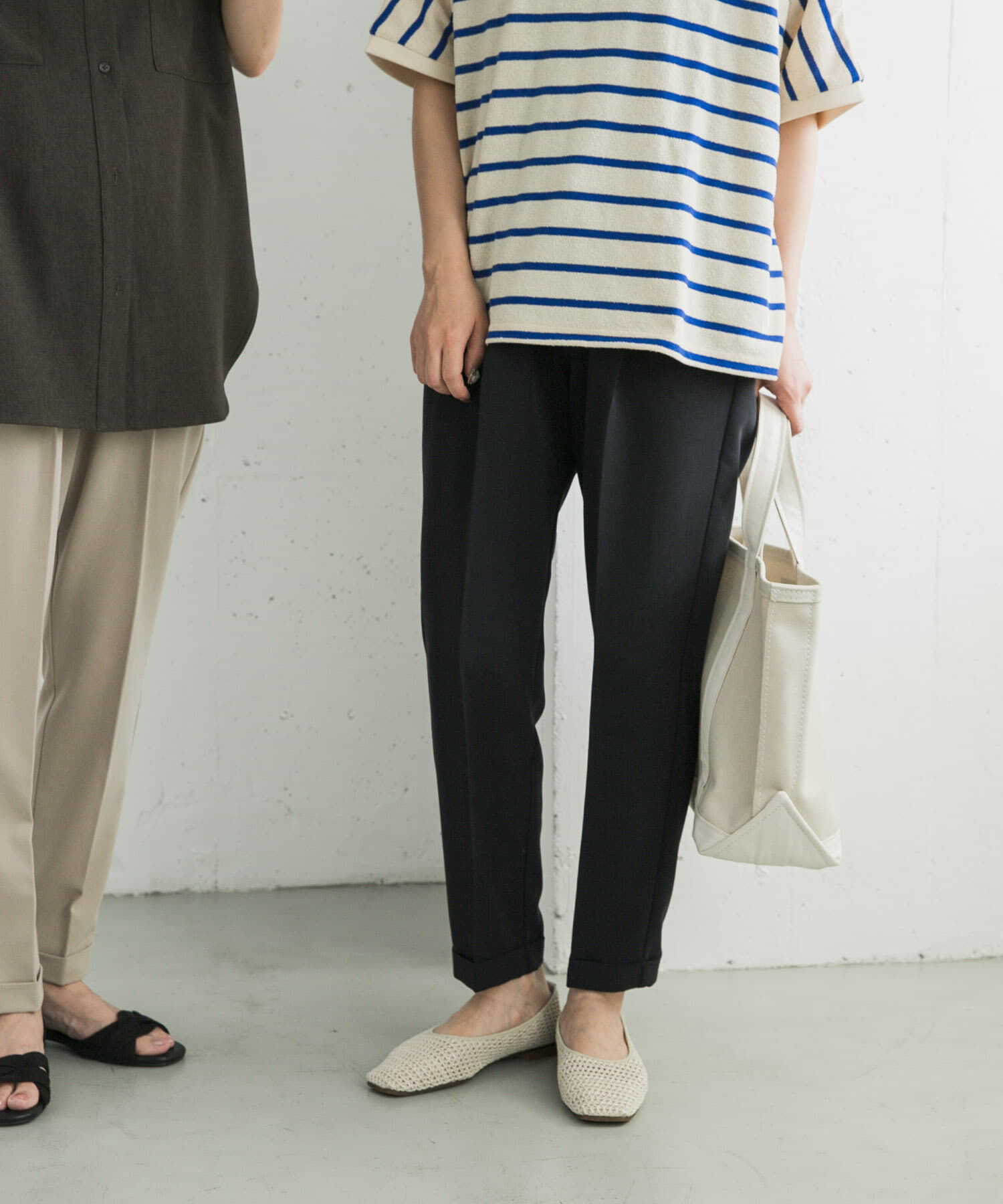 URBAN RESEARCH DOORS「『3サイズ展開』ストレッチテーパードイージーパンツ」|その他|