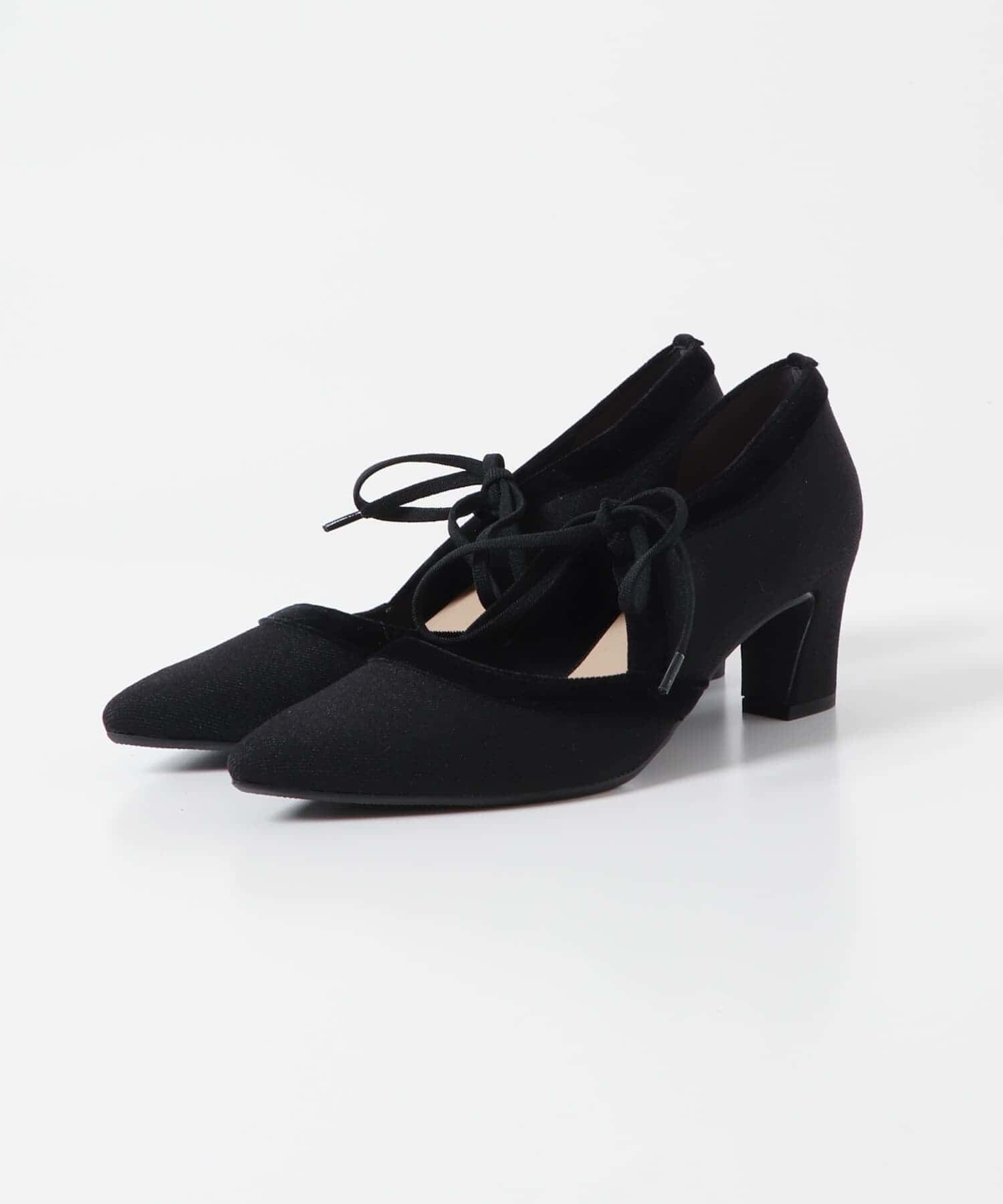 RODE SKO「『MADE IN JAPAN』チャンキーヒールリボンパンプス」|パンプス|