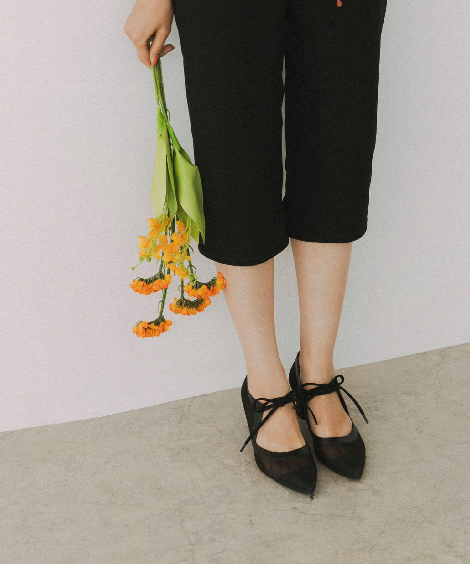 RODE SKO「『MADE IN JAPAN』チャンキーヒールリボンパンプス」|パンプス|