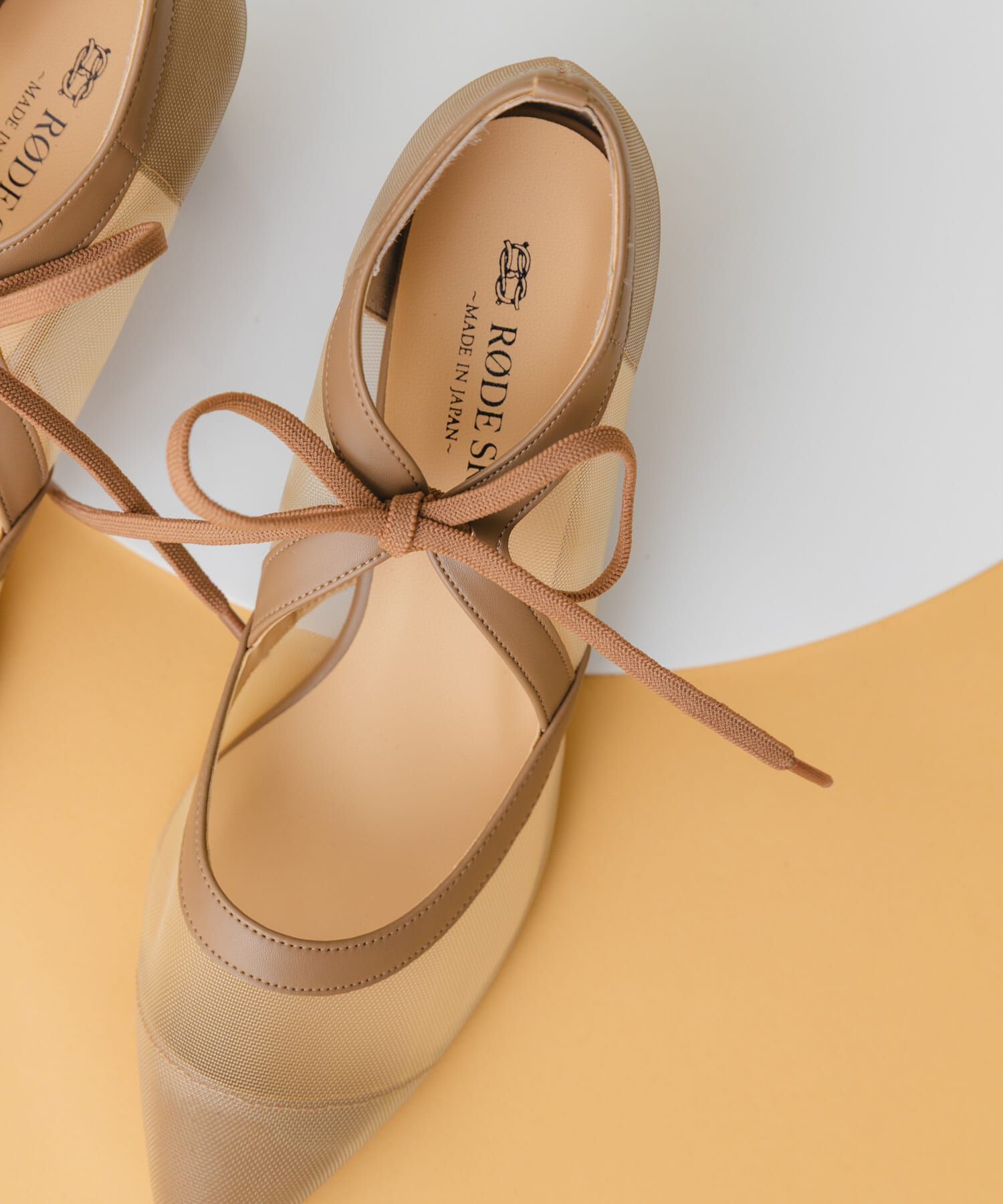 RODE SKO「『MADE IN JAPAN』チャンキーヒールリボンパンプス」|パンプス|