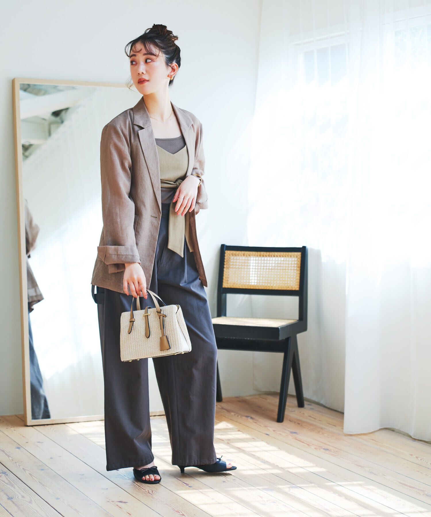 RODE SKO「『MADE IN JAPAN』リボンミュール」|サンダル|