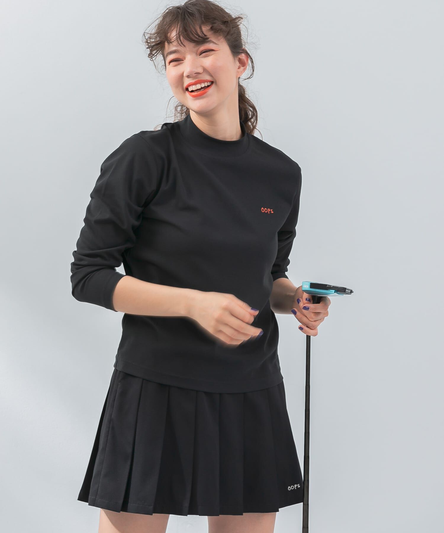 Sonny Label 「OOPS　ロングスリーブモックネックTシャツ」|Tシャツ・カットソー|