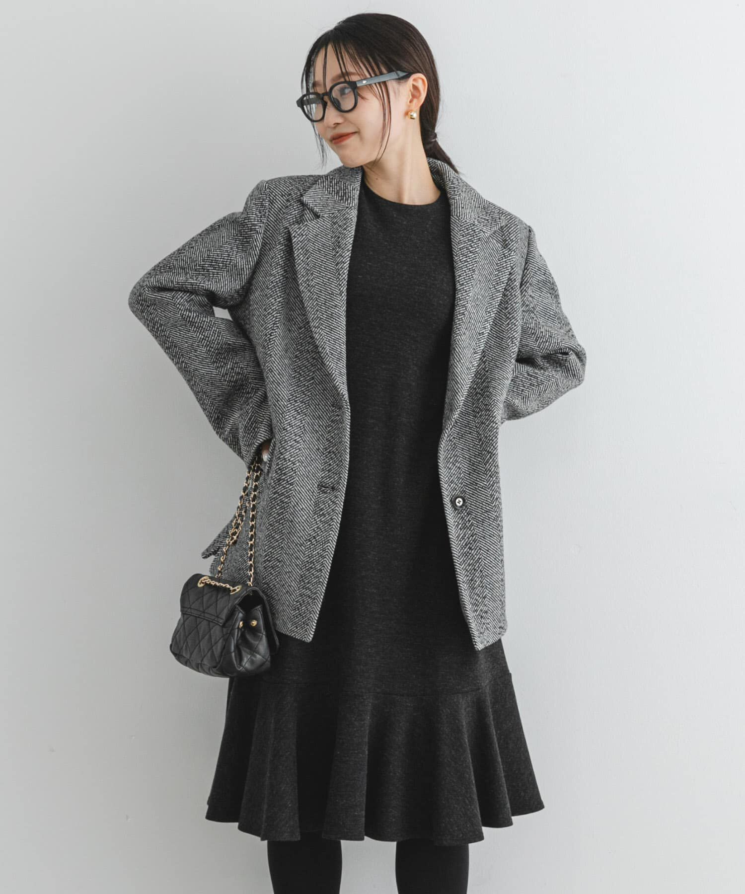 URBAN RESEARCH ROSSO「『40サイズ/高身長向けも展開』F by ROSSO　裾フレアワンピース」|ワンピース|