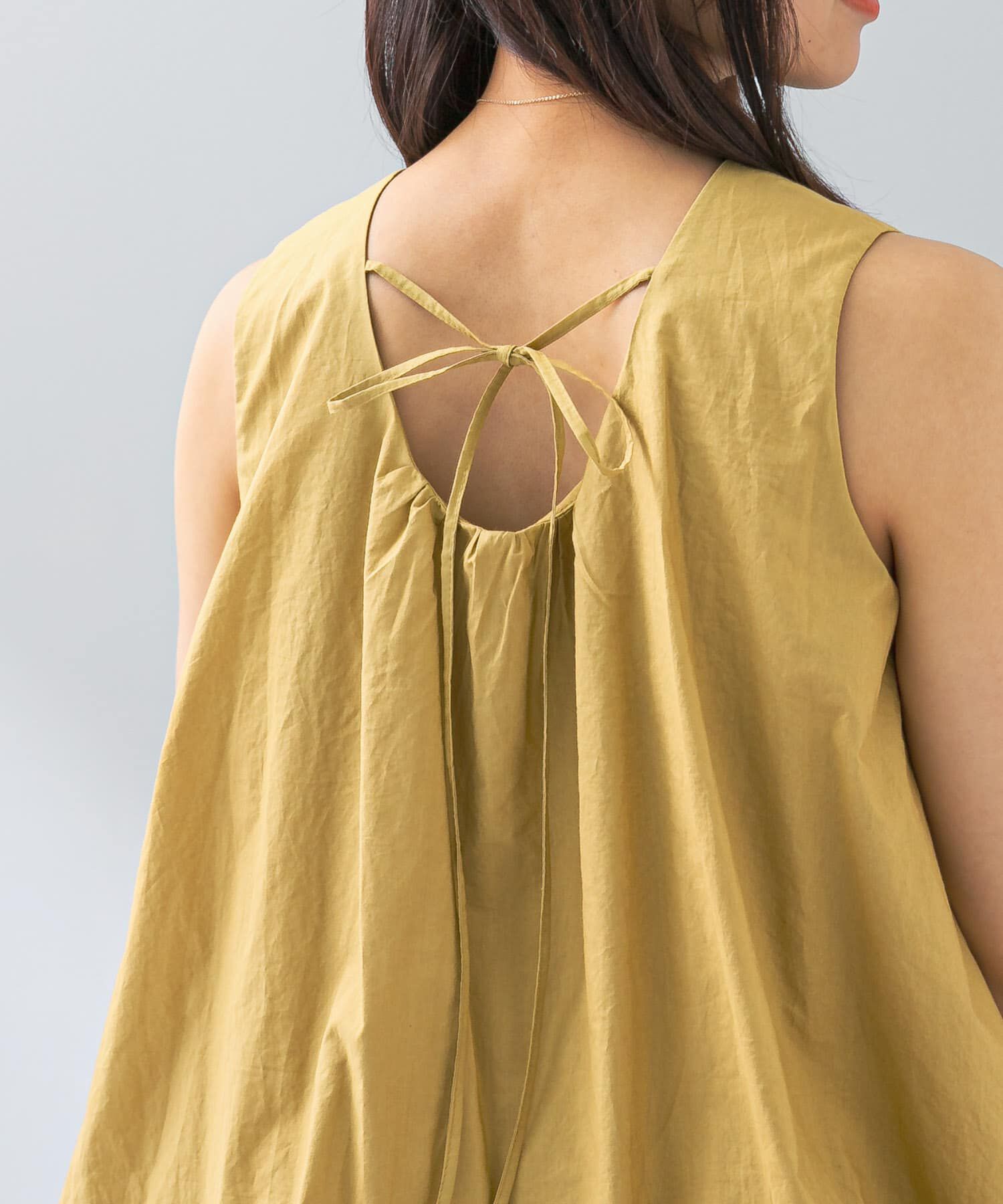 URBAN RESEARCH ROSSO「F by ROSSO　ノースリーブバルーンヘムブラウス」|シャツ・ブラウス|