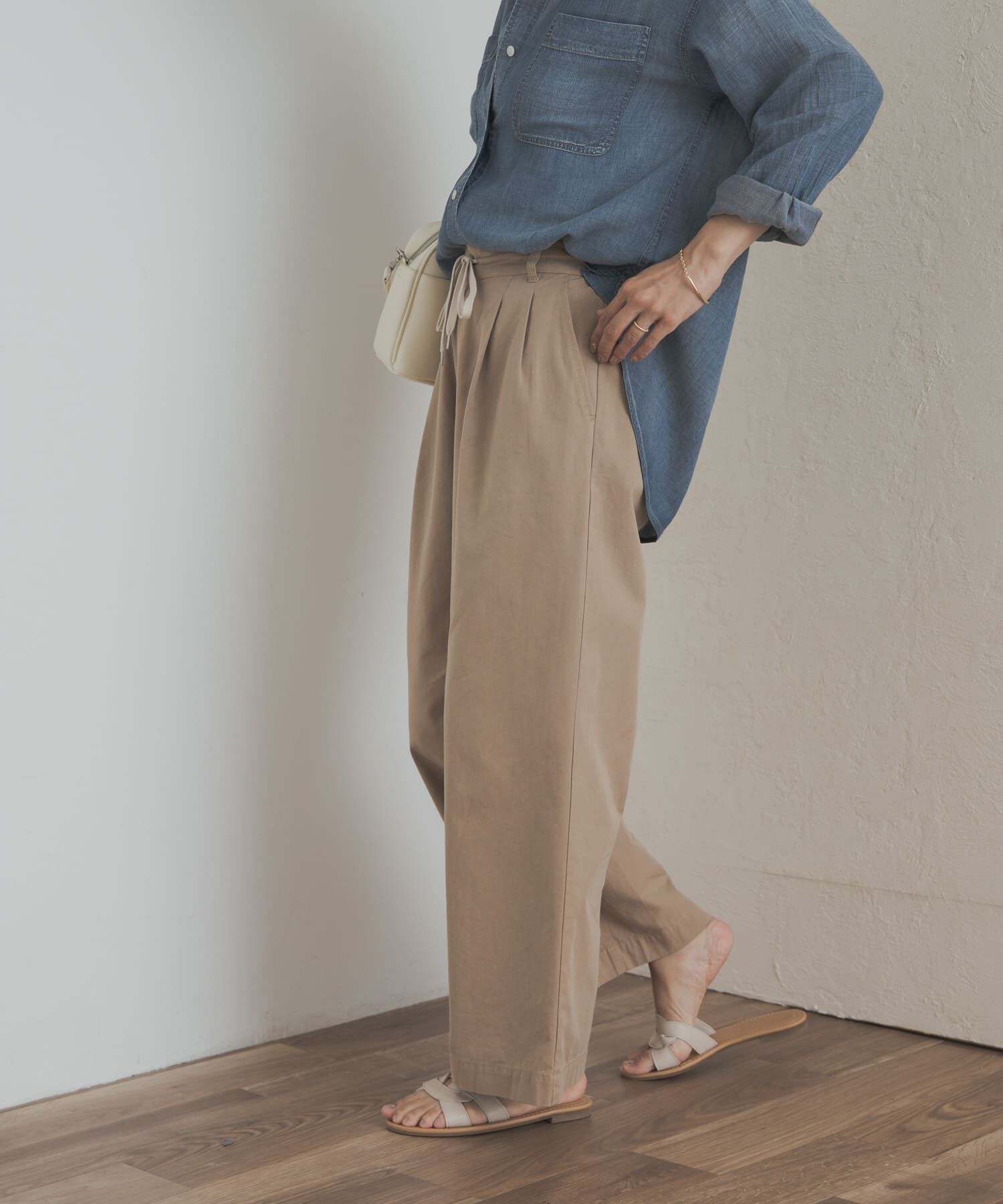 URBAN RESEARCH DOORS「ドロストタックイージーパンツ」|その他|