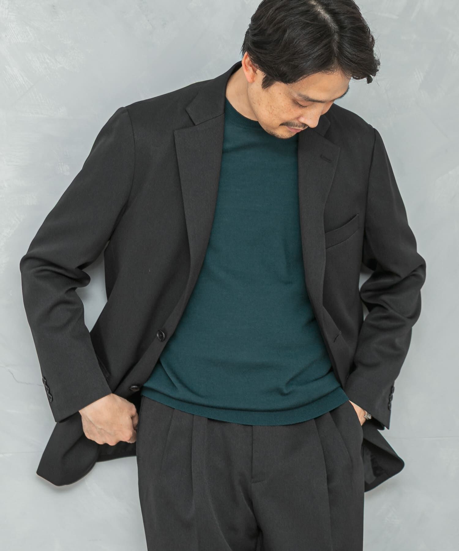 URBAN RESEARCH DOORS「LIFE STYLE TAILOR　レトロヘリンボンストレッチジャケット」|その他|