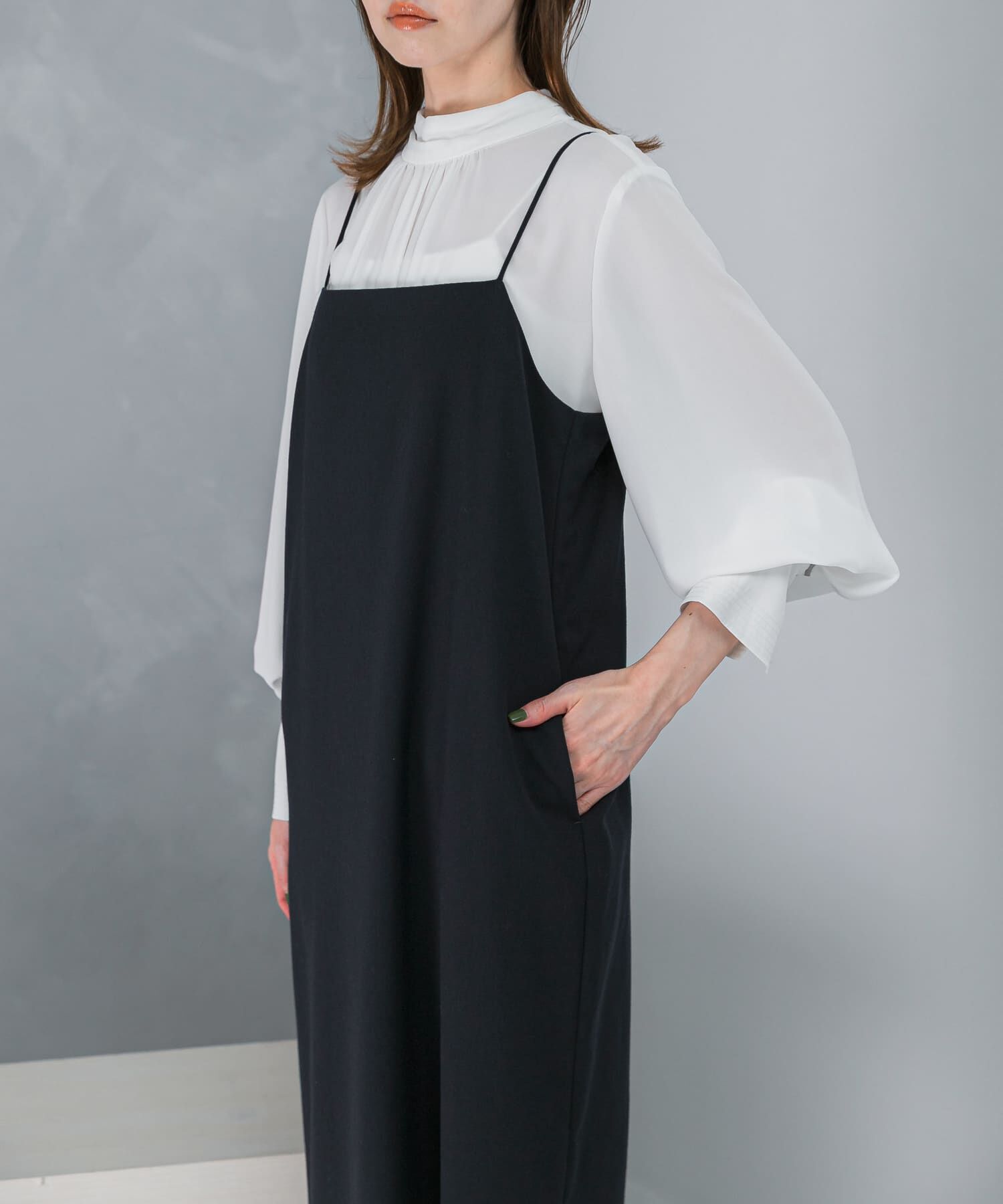 URBAN RESEARCH ROSSO「イージケアウーステッドキャミワンピース」|ワンピース|