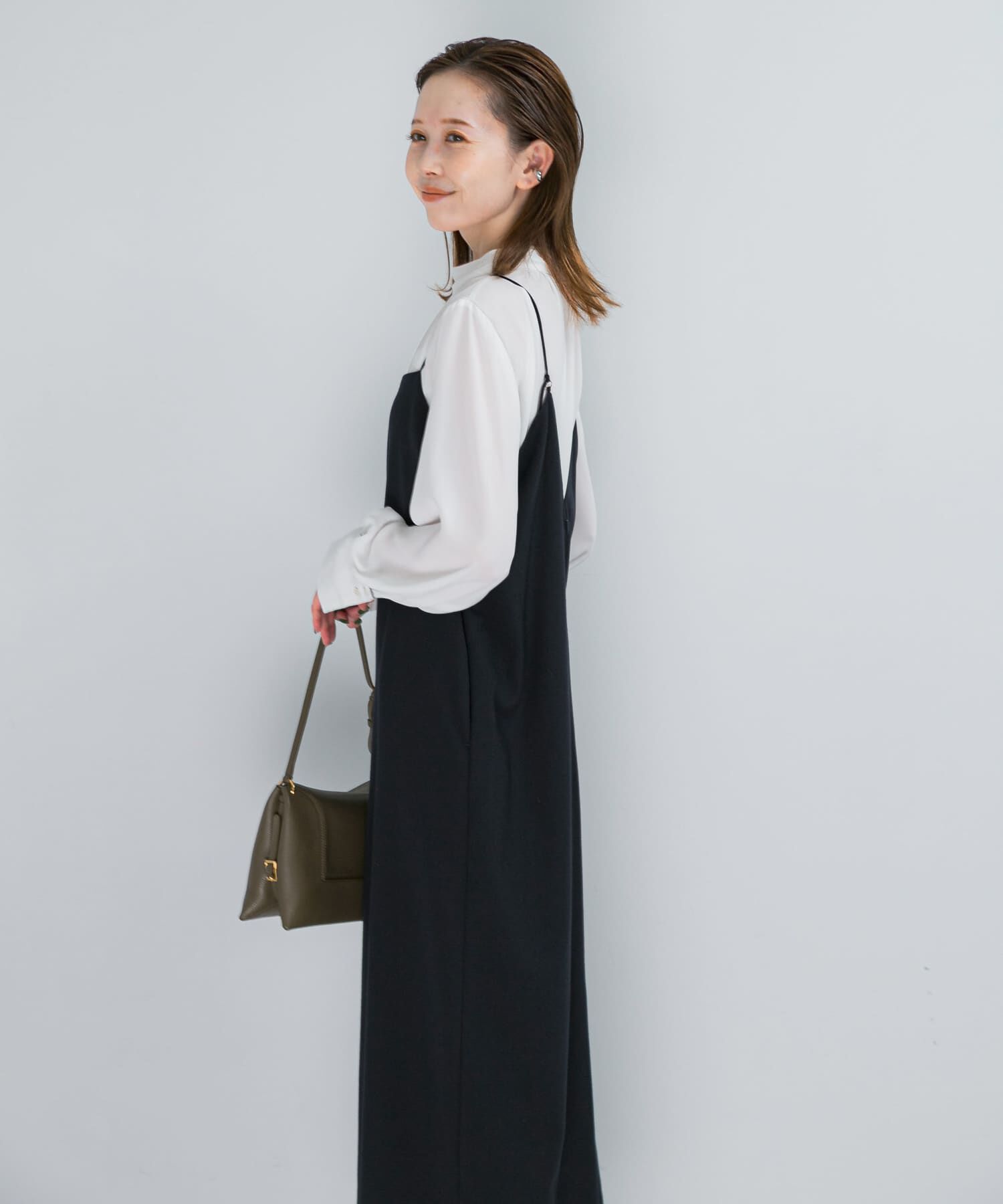 URBAN RESEARCH ROSSO「イージケアウーステッドキャミワンピース」|ワンピース|