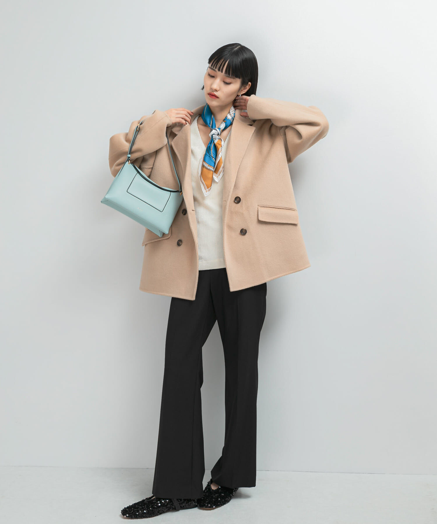 URBAN RESEARCH ROSSO「リバージャコット」|ノーカラーコート|