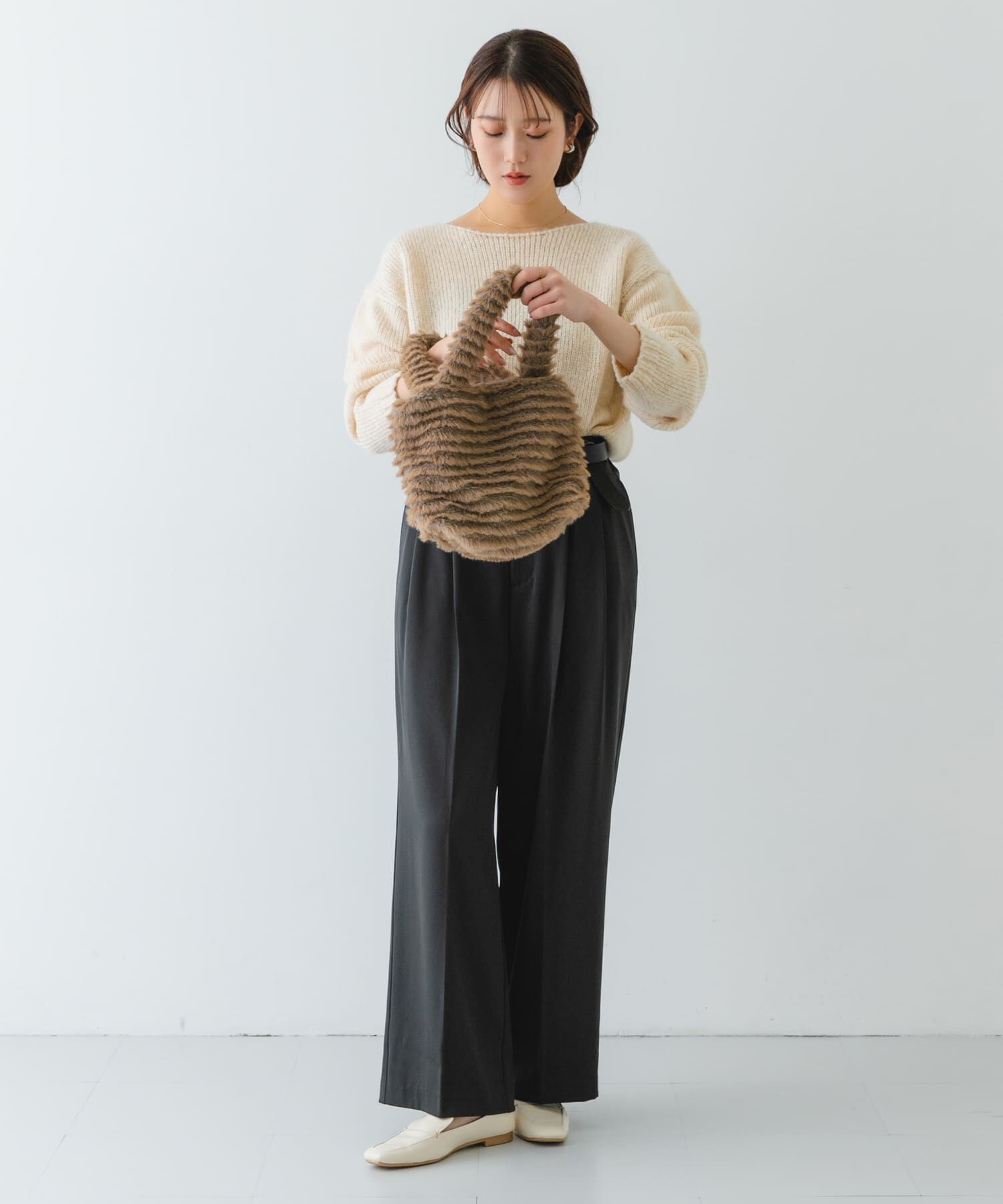 RODE SKO「シャギーファーバッグ」|トートバッグ|