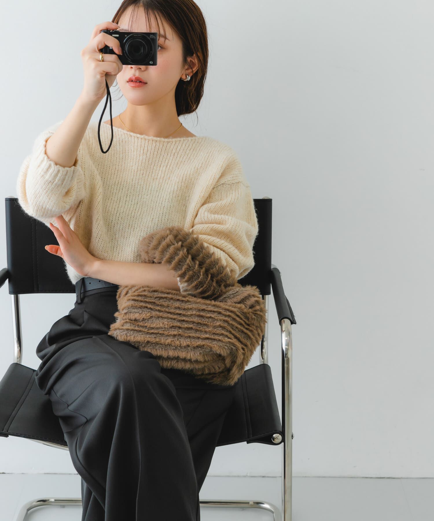 RODE SKO「シャギーファーバッグ」|トートバッグ|