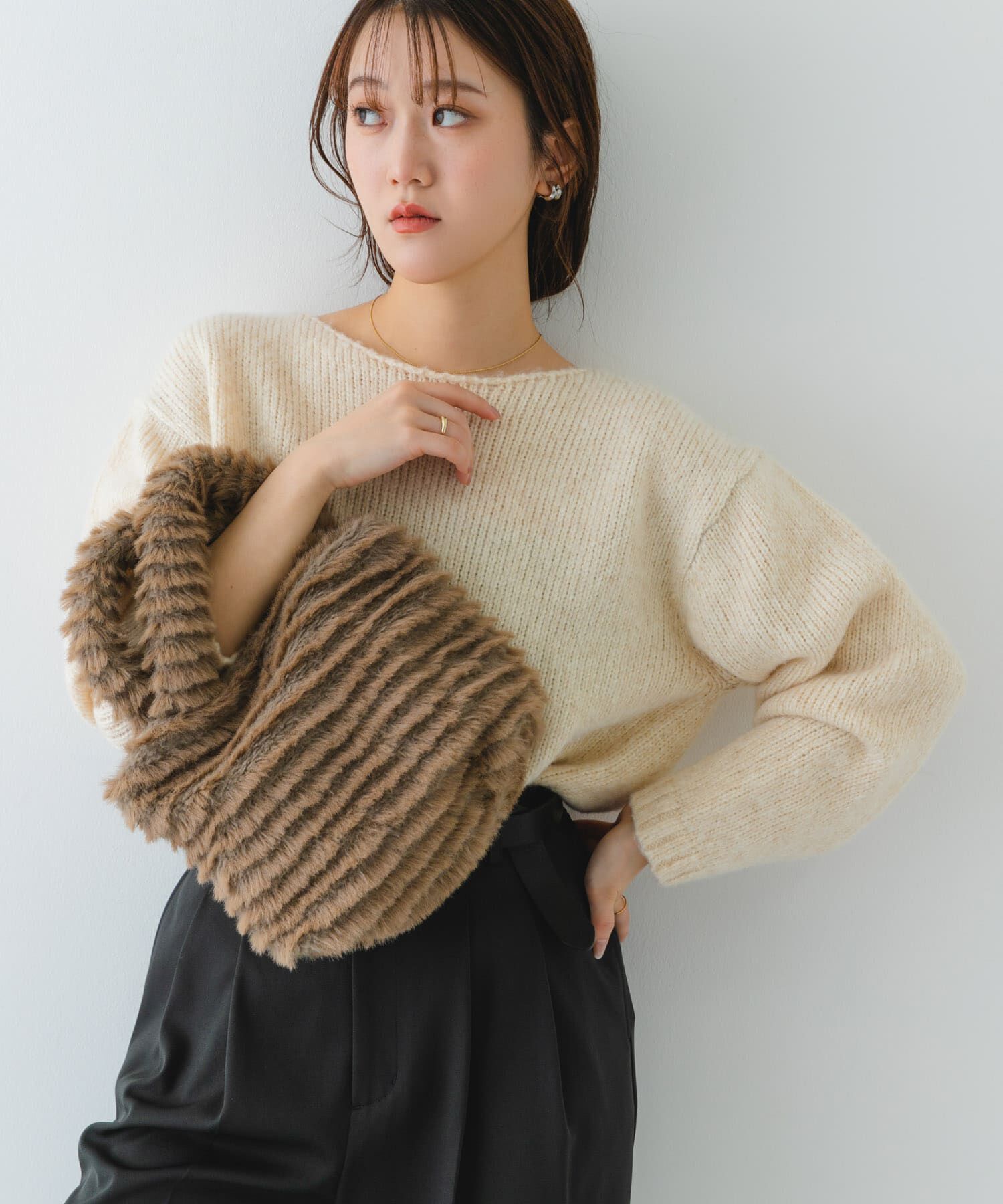 RODE SKO「シャギーファーバッグ」|トートバッグ|