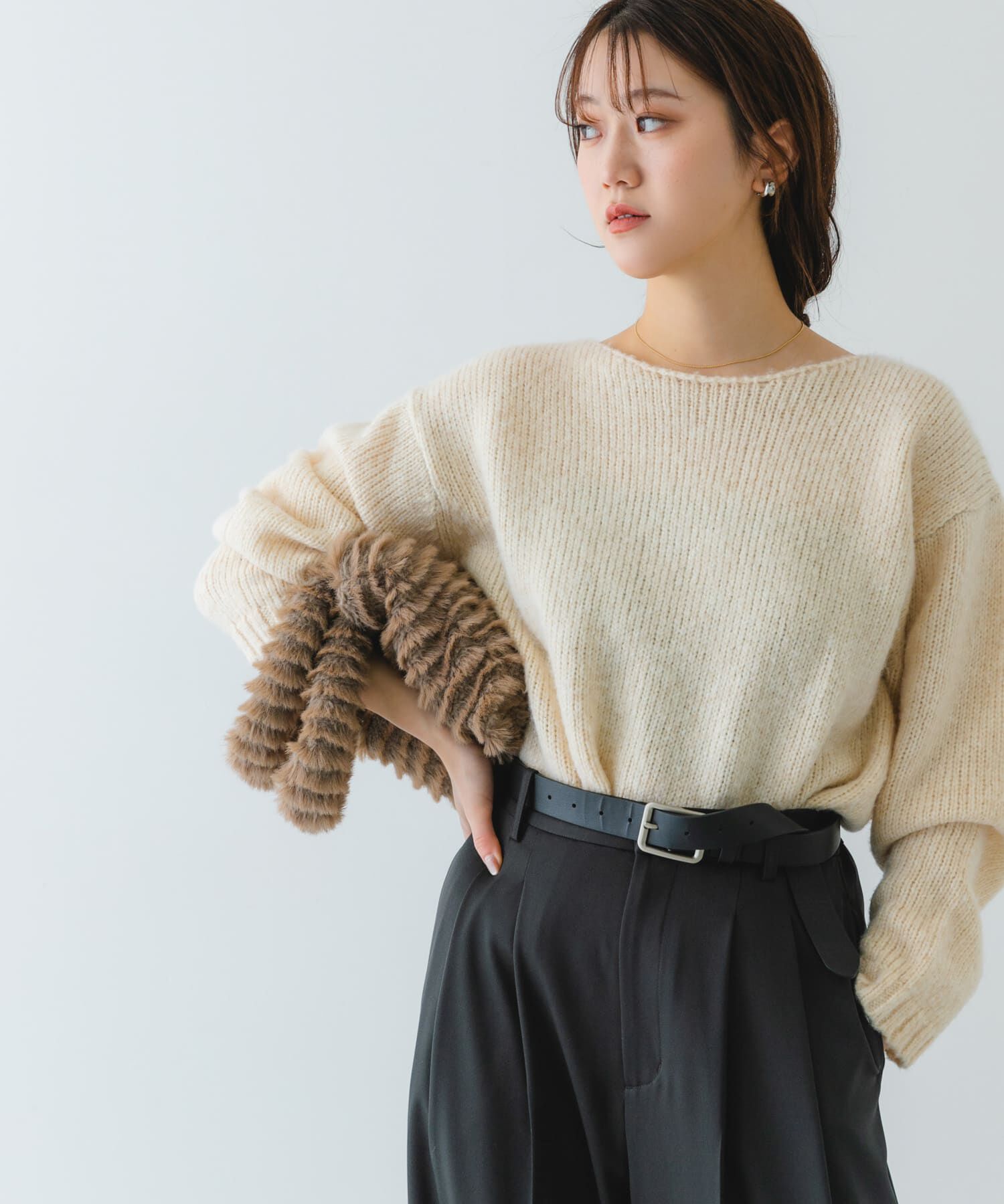 RODE SKO「シャギーファーバッグ」|トートバッグ|