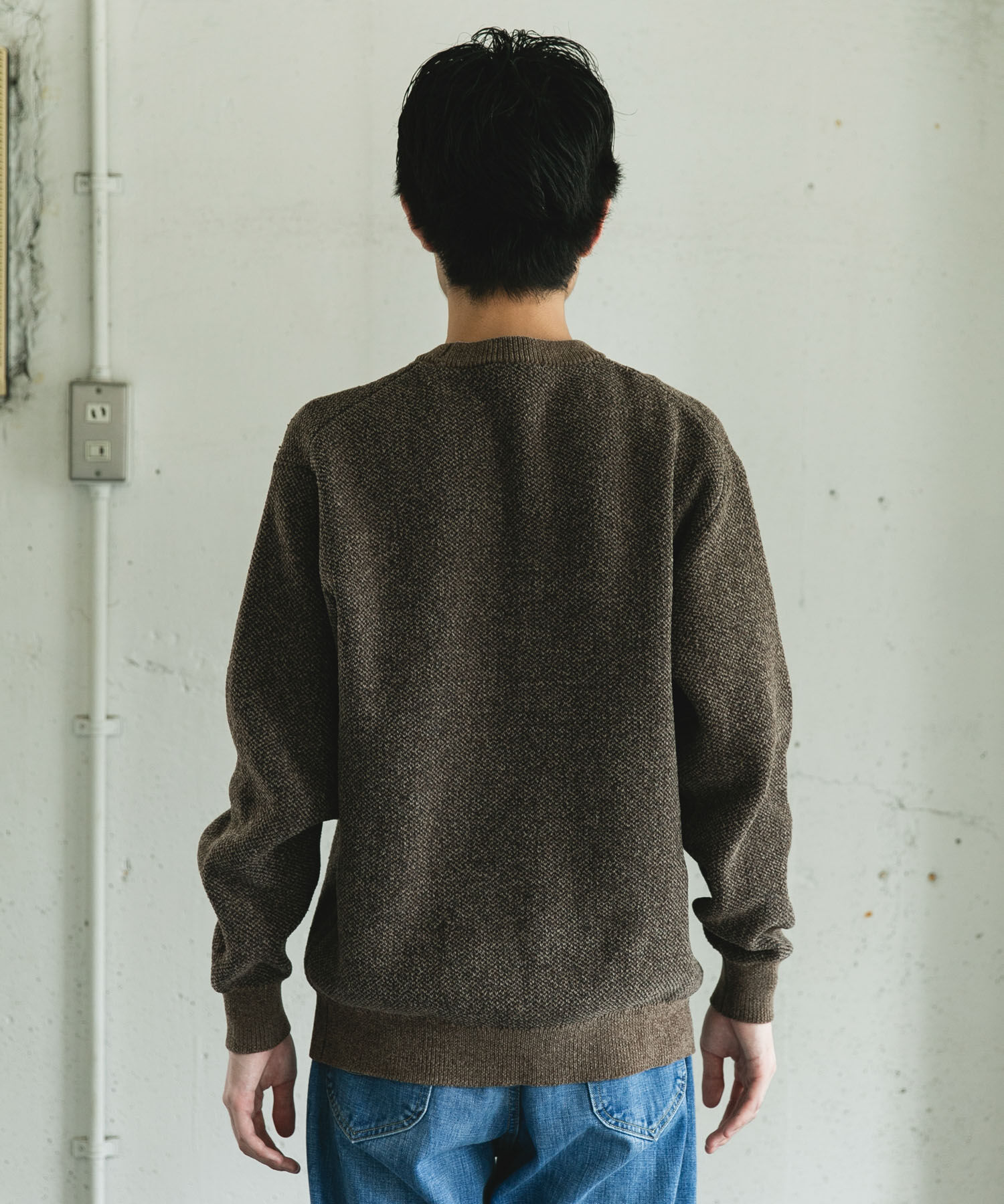 URBAN RESEARCH DOORS「ジャガードモールニットプルオーバー」|ニット・セーター|