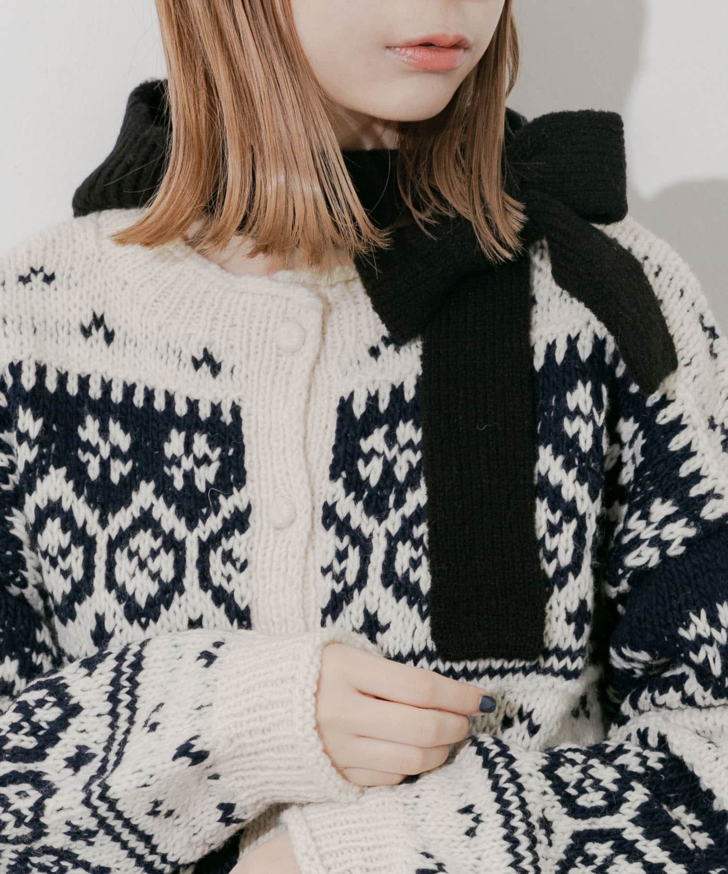 SMELLY「ニットキャップボンネット」|ニット帽|