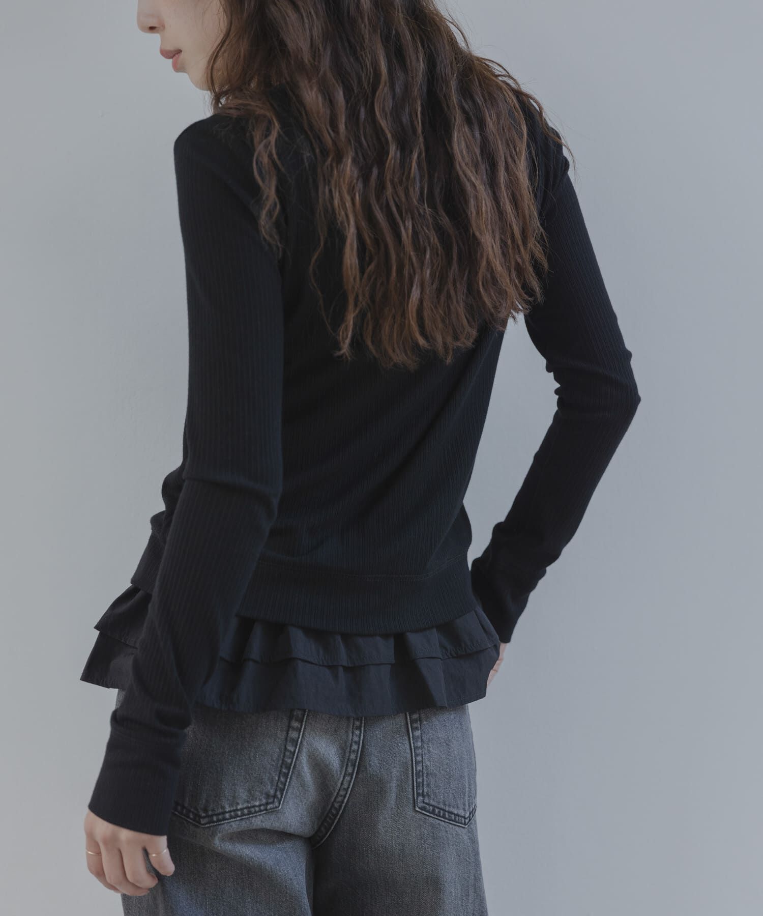 Sonny Label 「『WEB限定』裾フリルカットアンサンブル」|Tシャツ・カットソー|