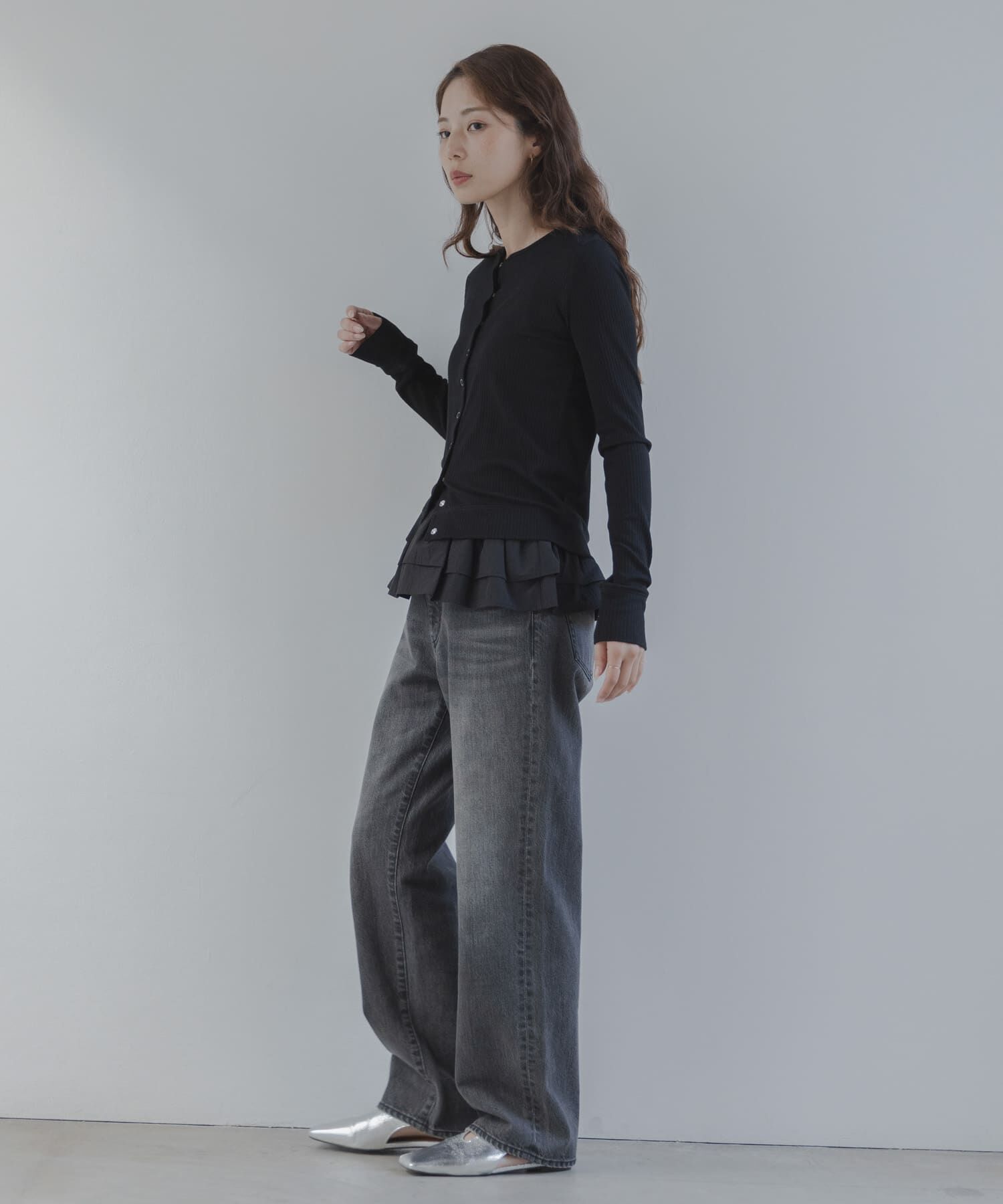 Sonny Label 「『WEB限定』裾フリルカットアンサンブル」|Tシャツ・カットソー|