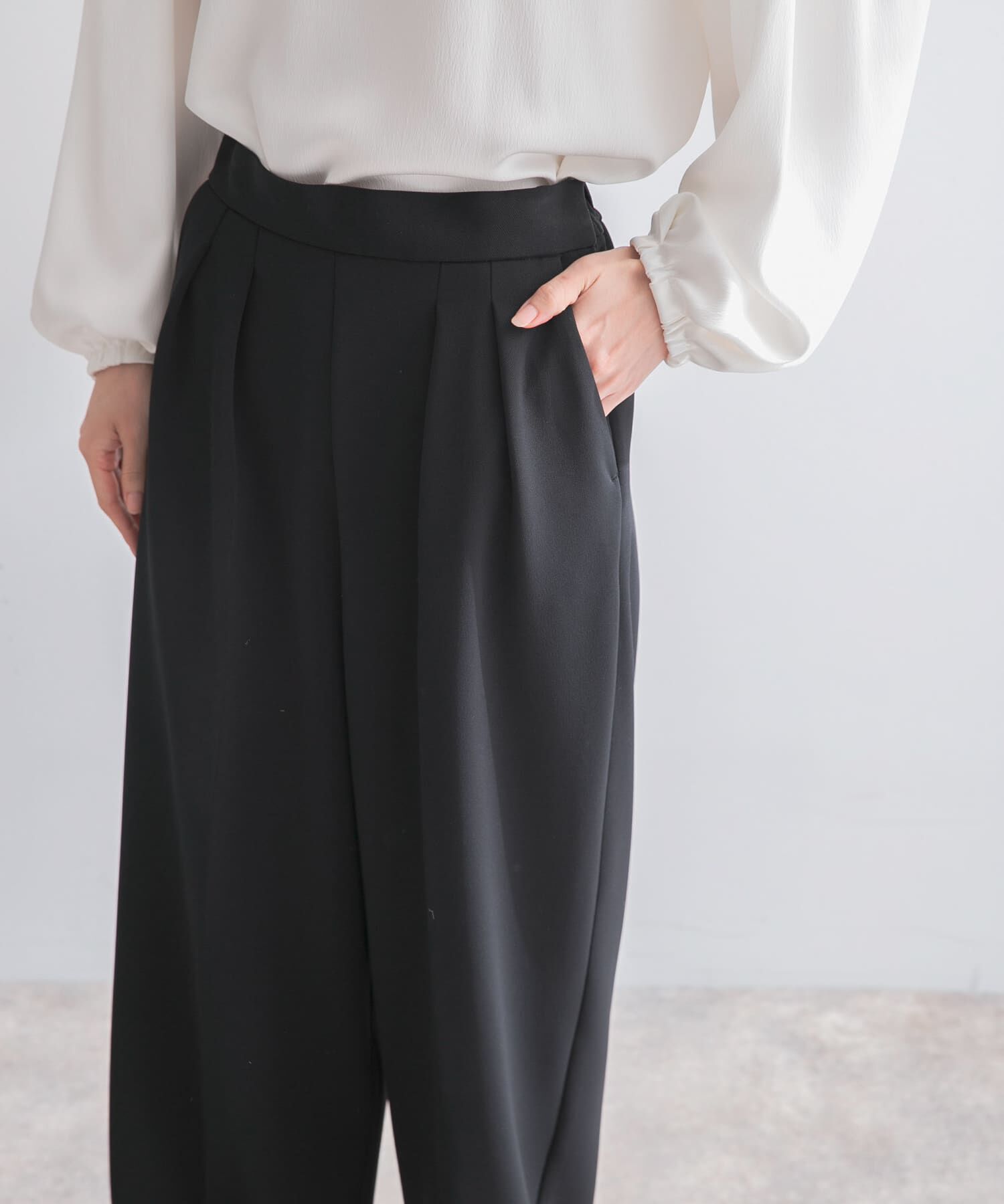 URBAN RESEARCH ROSSO「ストレッチツイルタックストレートパンツ」|その他|