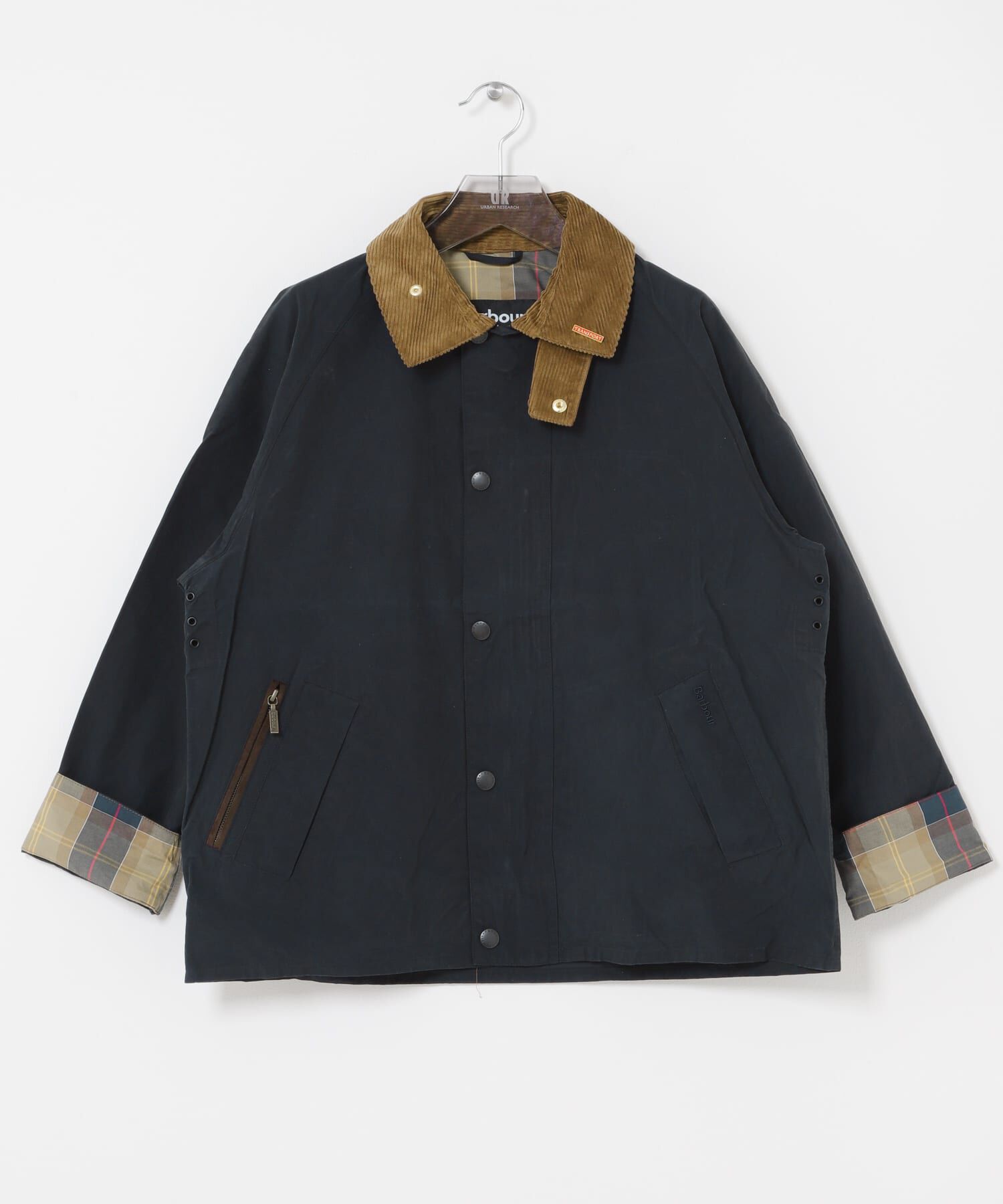 URBAN RESEARCH「Barbour　ICONS TRANSPORT CASUAL JACKET」|ノーカラーコート|