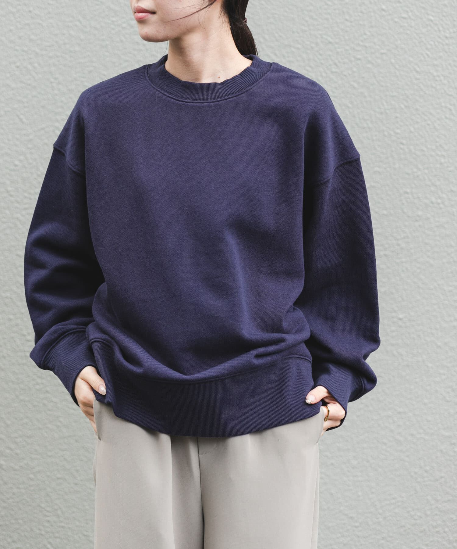 URBAN RESEARCH DOORS「FORK&SPOON　バックボタンスウェット」|スウェット・ジャージ|