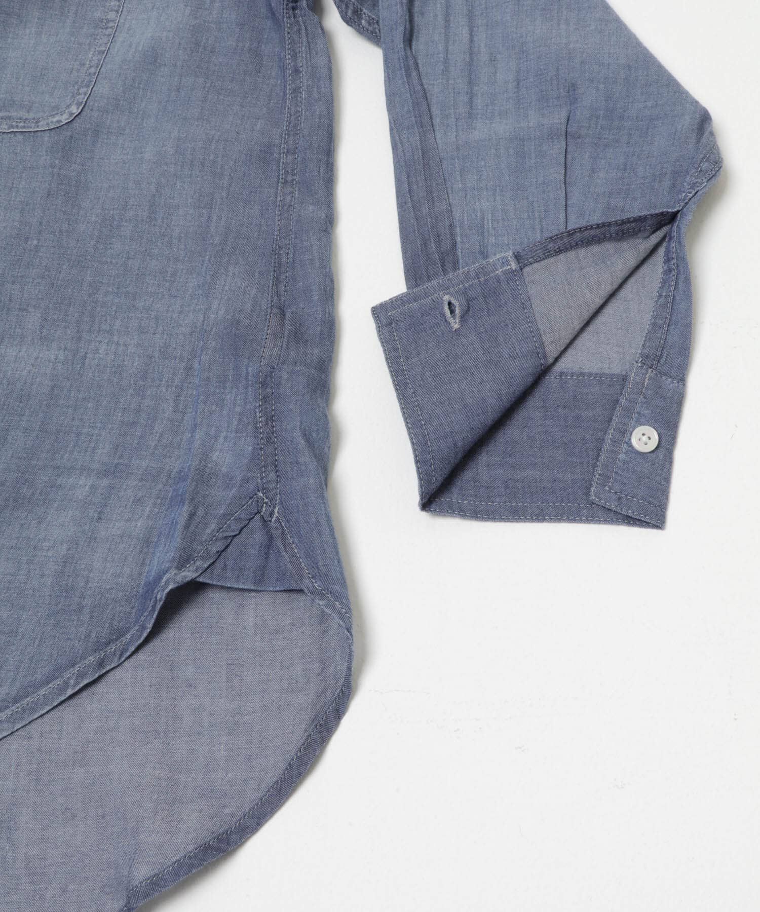 URBAN RESEARCH DOORS「シアーデニムシャツ」|シャツ・ブラウス|