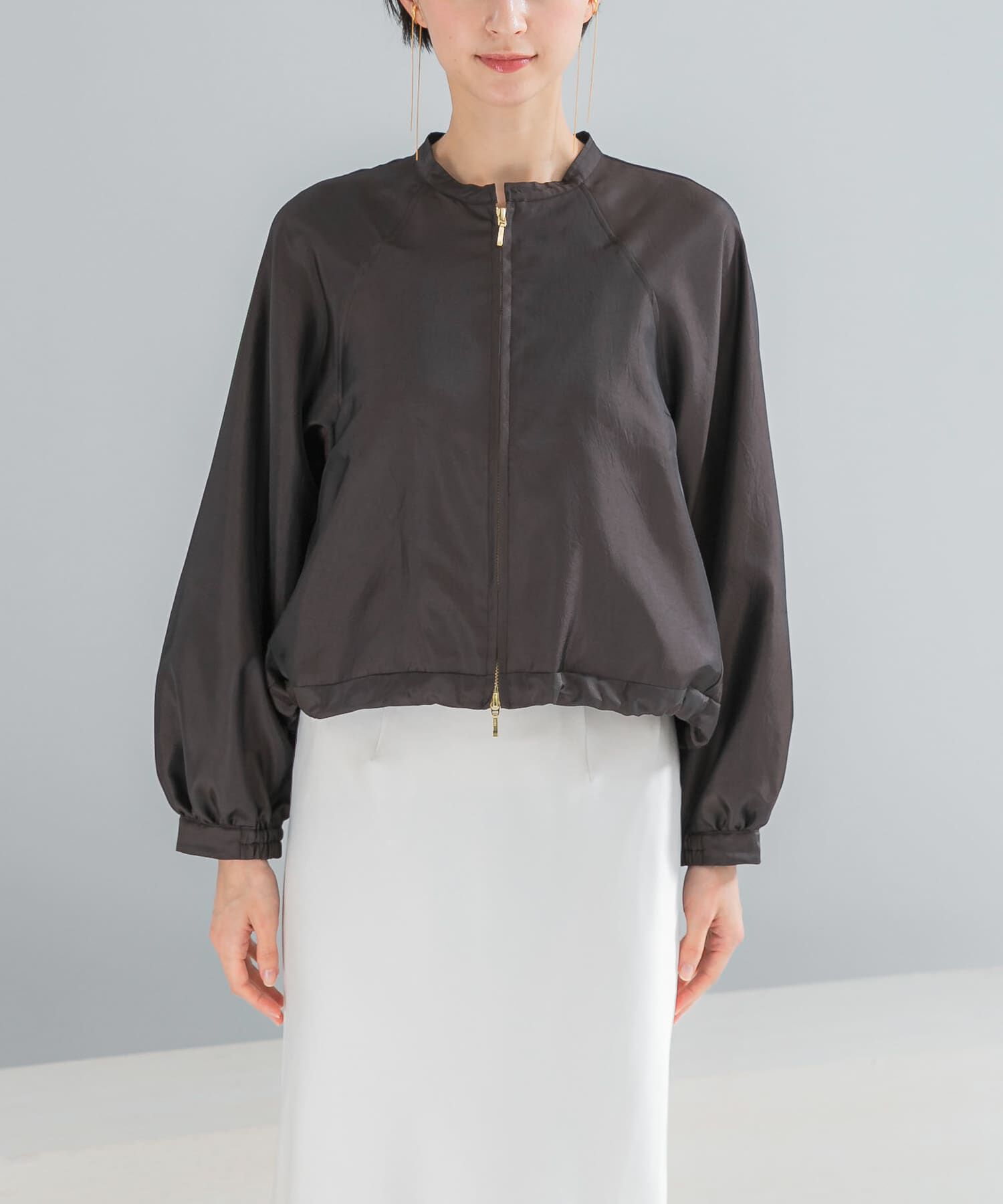 URBAN RESEARCH ROSSO「ビンテージツイルライトブルゾン」|ブルゾン・スタジャン|