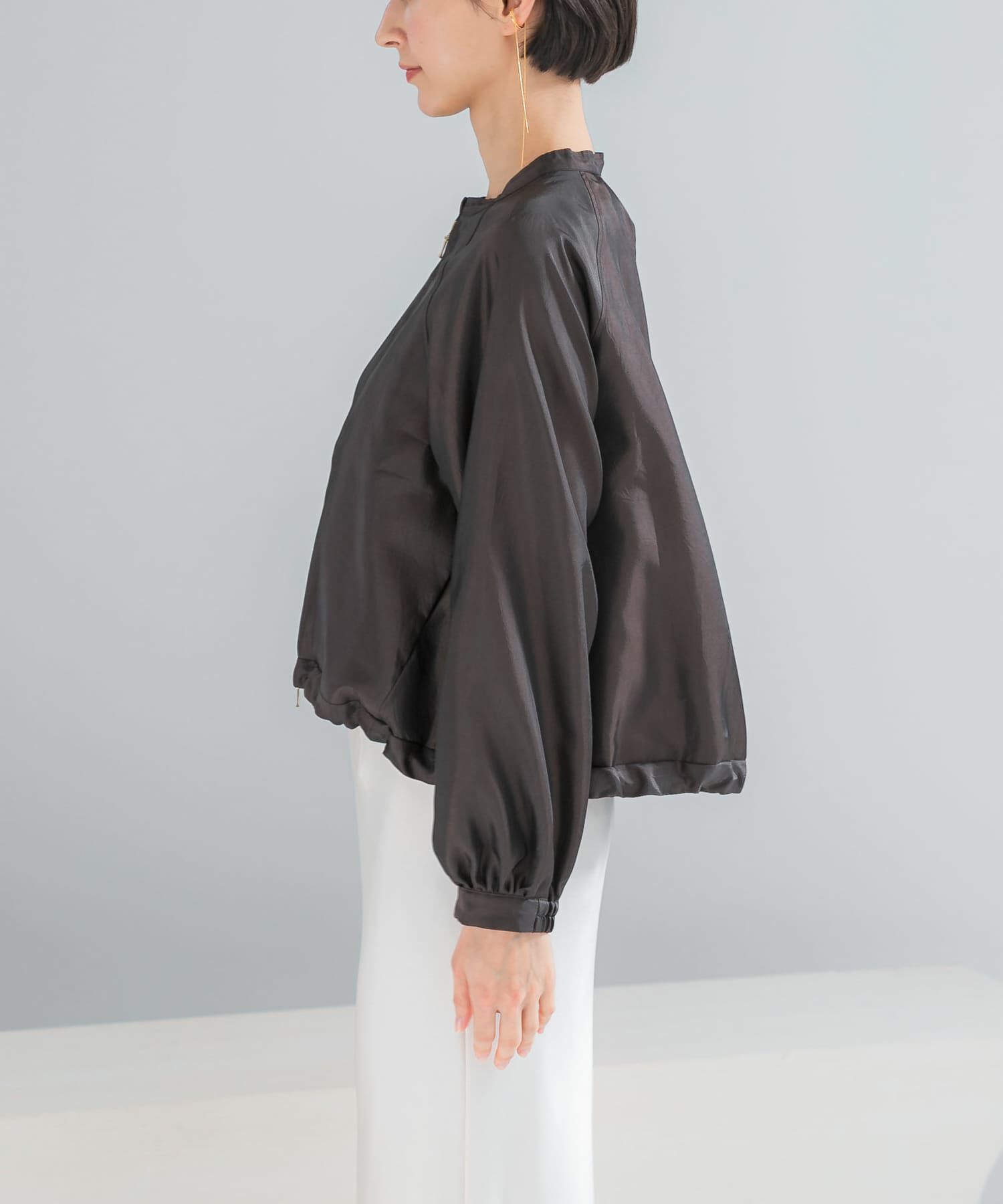 URBAN RESEARCH ROSSO「ビンテージツイルライトブルゾン」|ブルゾン・スタジャン|