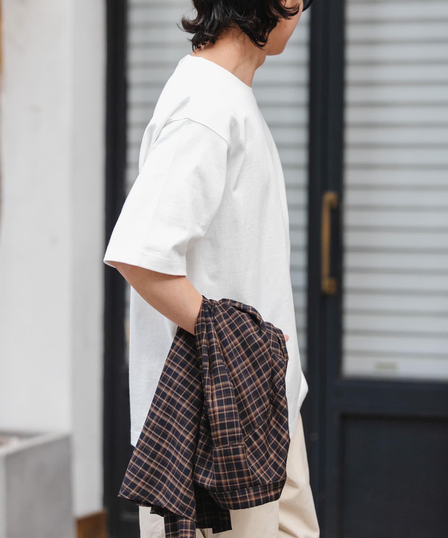 URBAN RESEARCH DOORS「FORK&SPOON　POSTワンポイントTシャツ」|Tシャツ・カットソー|