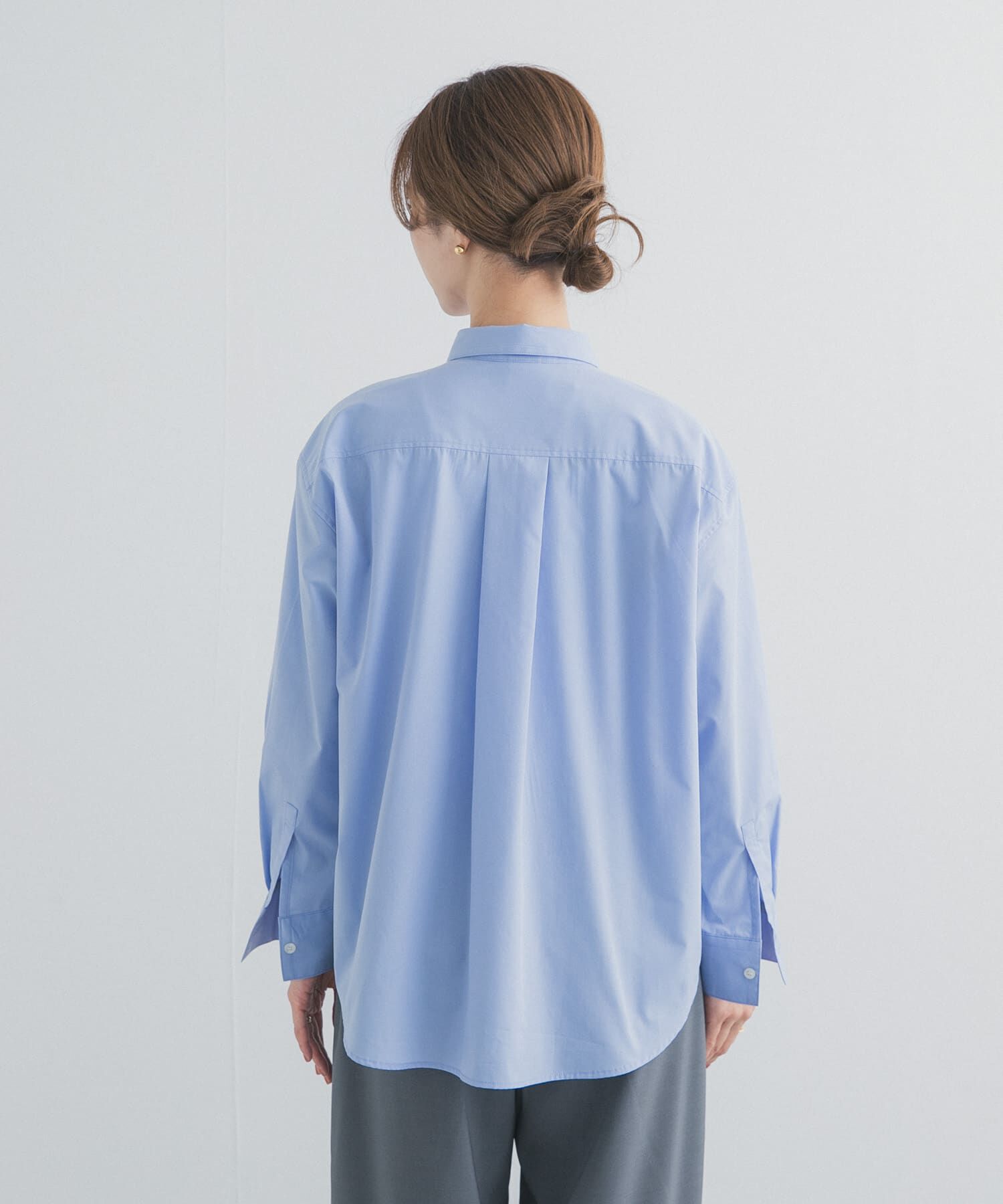 URBAN RESEARCH DOORS「『UR TECH』レギュラーカラーオーバーシャツ」|シャツ・ブラウス|