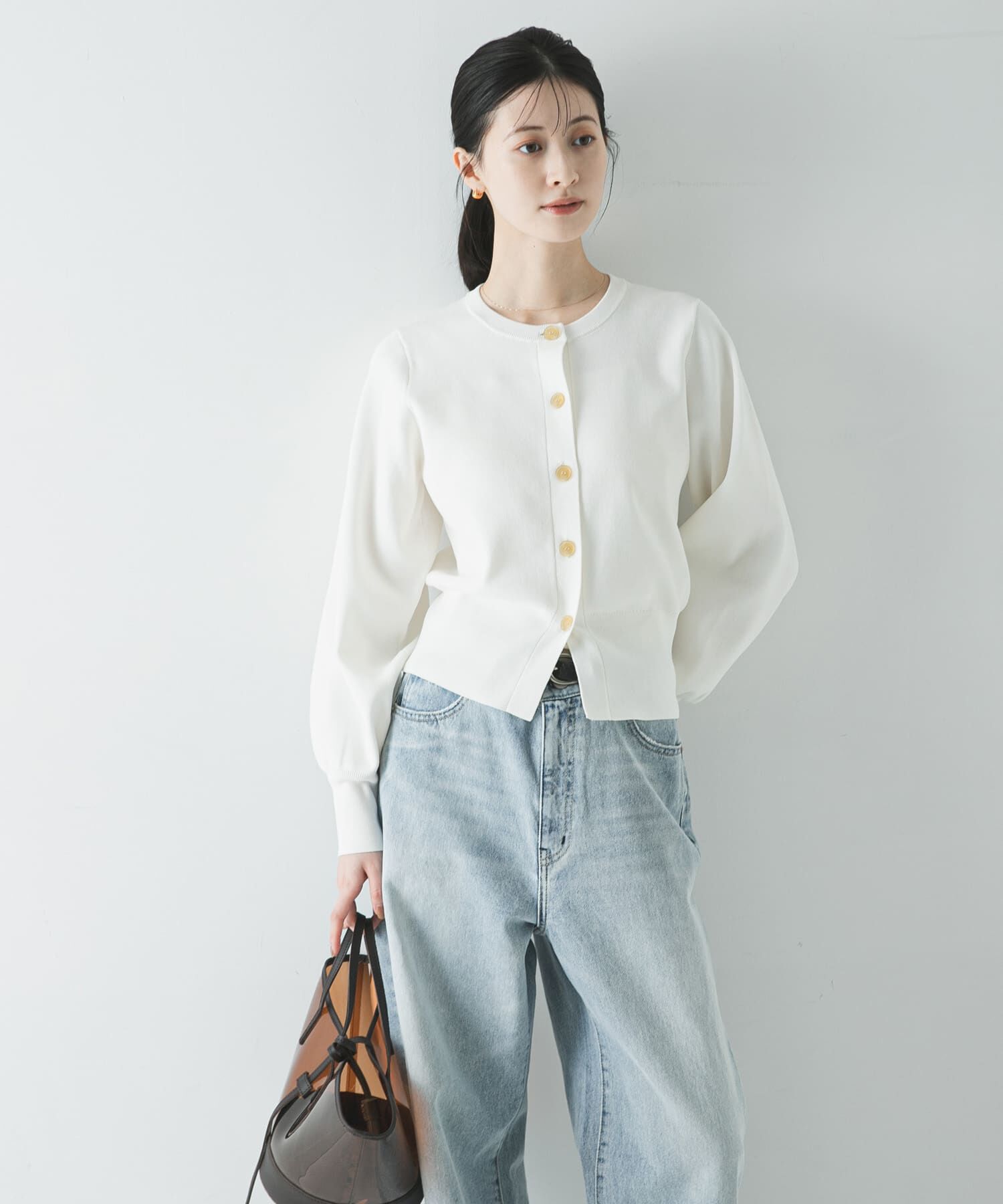 URBAN RESEARCH「コクーンスリーブカーディガン」|カーディガン|