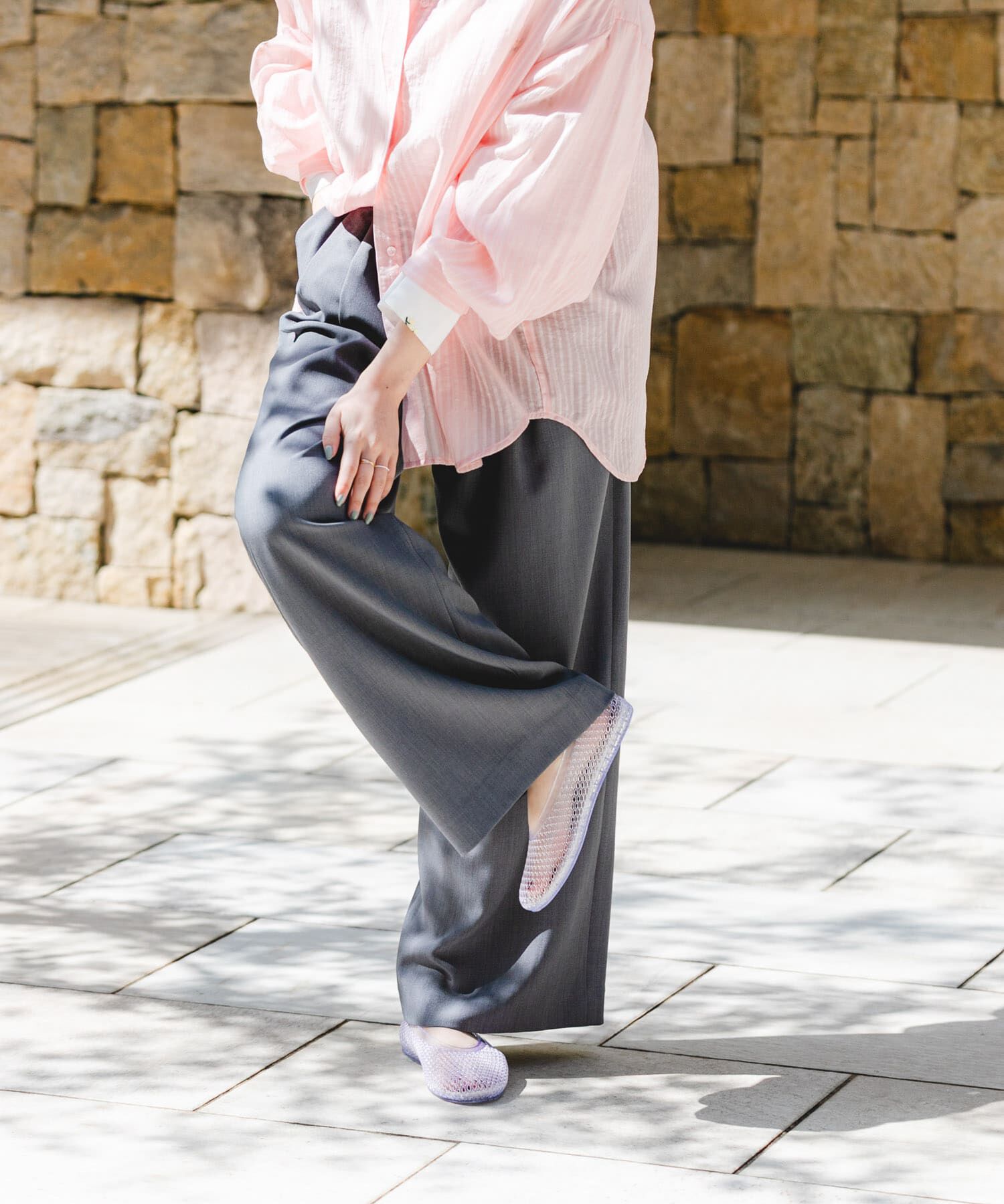 RODE SKO「クリアカラーフラットシューズ」|バレエシューズ|