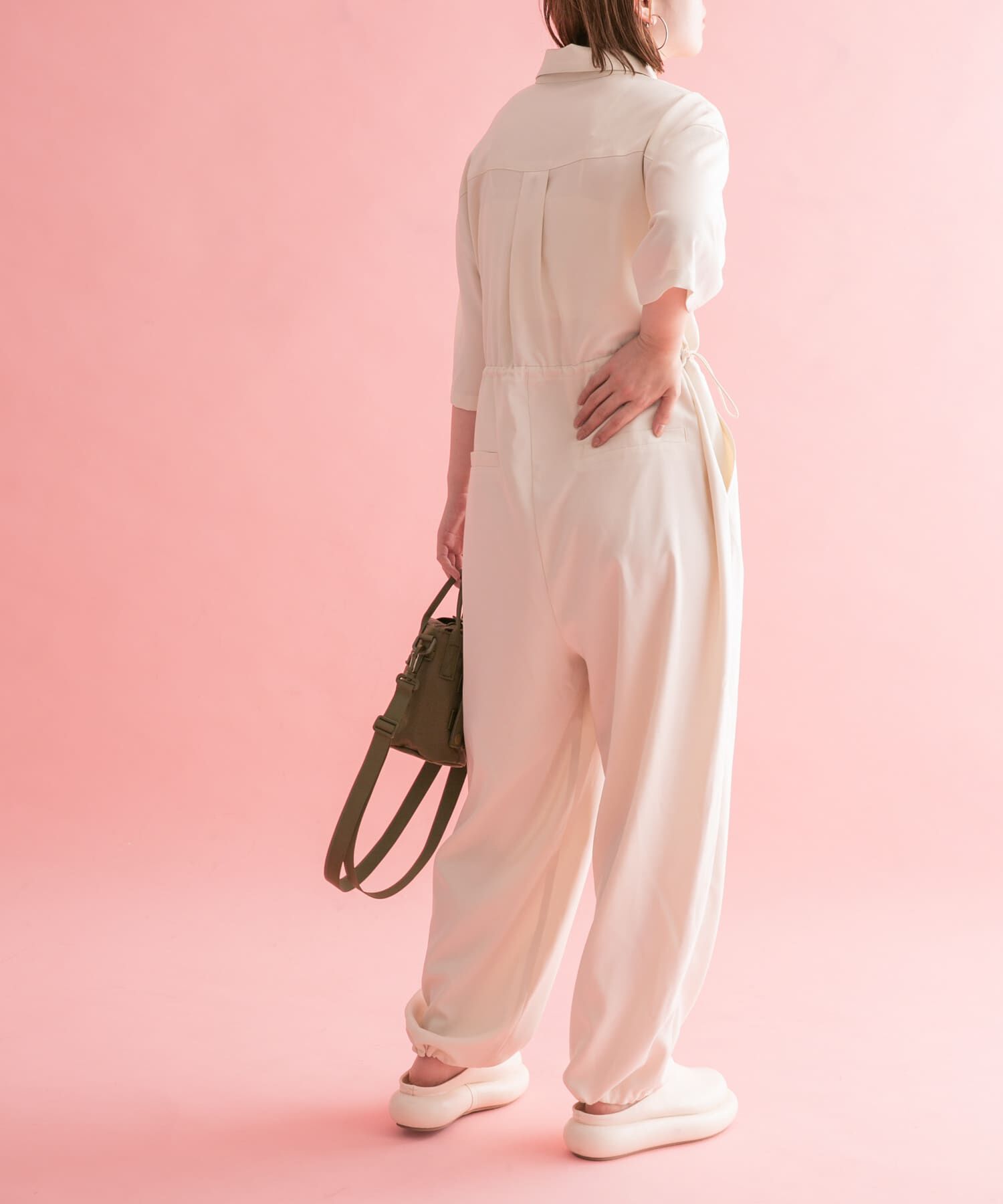  「コクーンWIDEジャンプスーツ」|スカート|