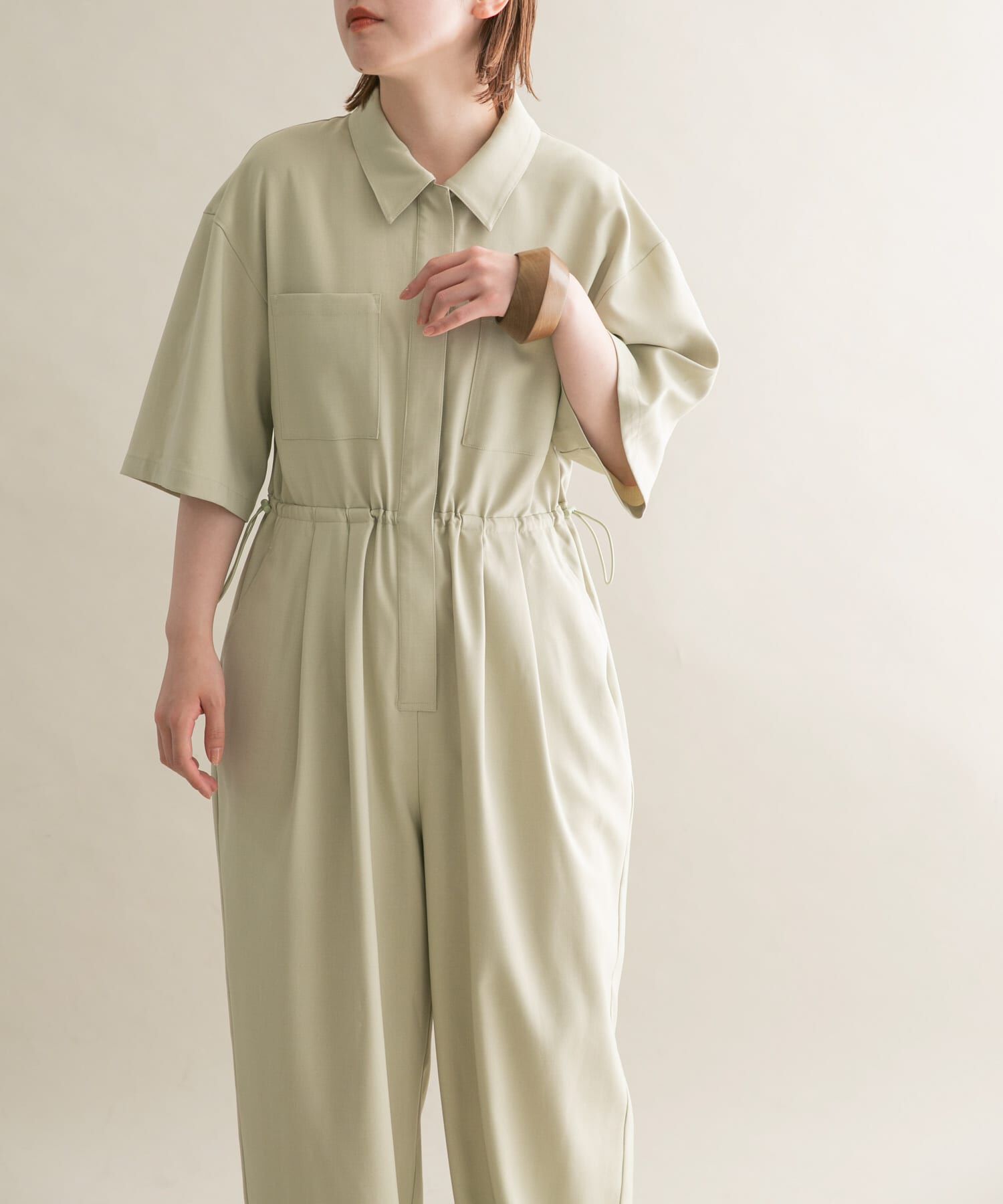  「コクーンWIDEジャンプスーツ」|スカート|