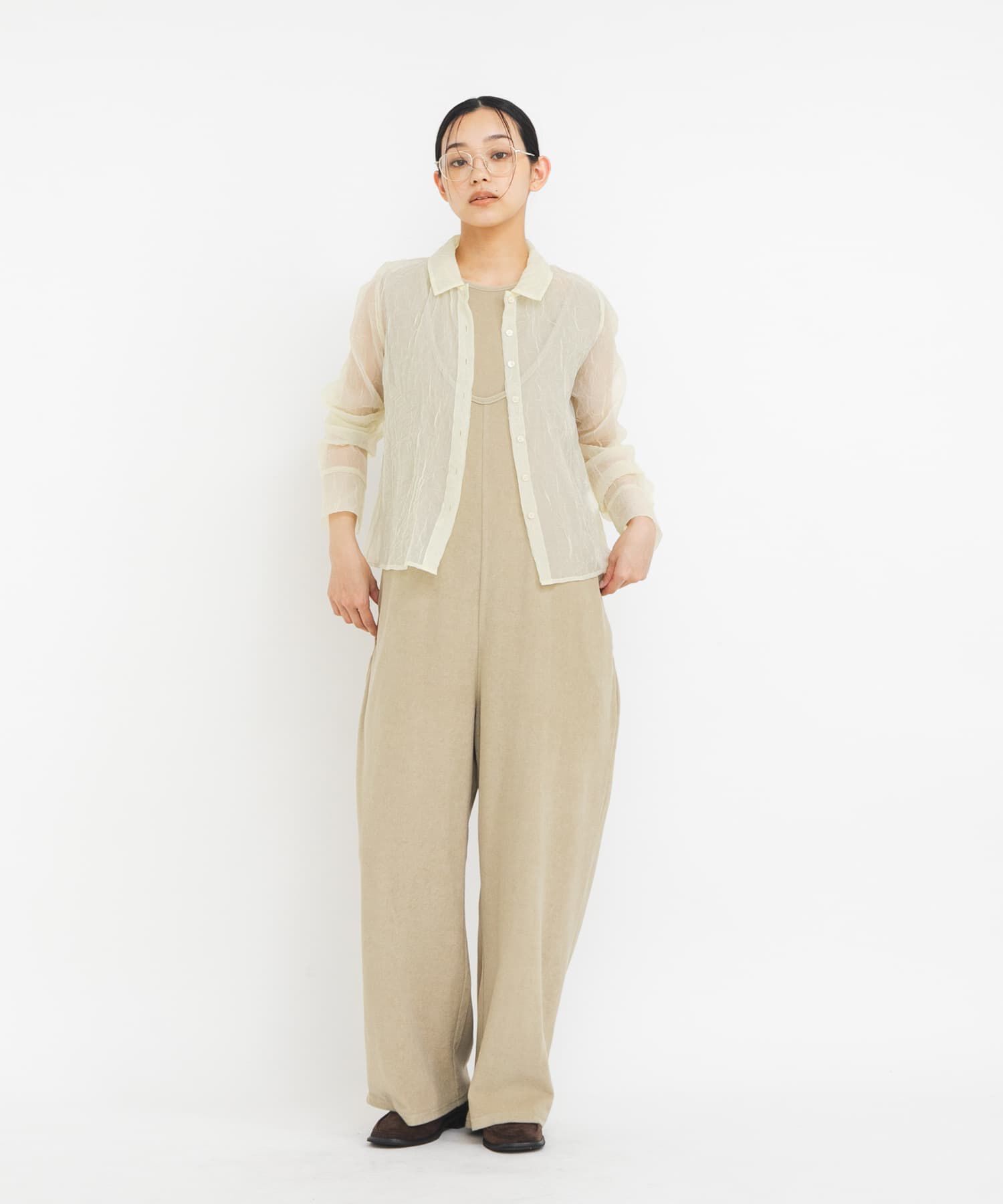  「ワッシャーシアーシャツ」|シャツ・ブラウス|