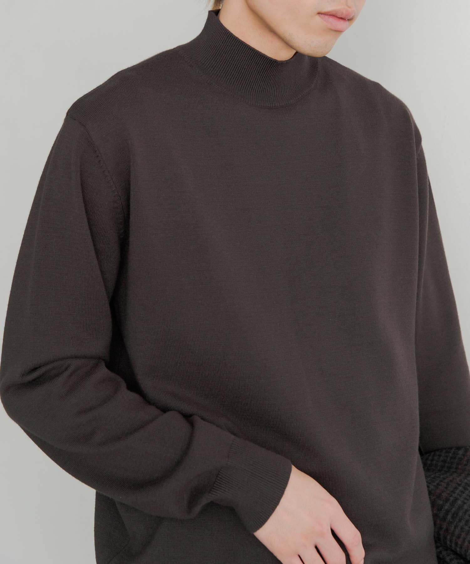 SENSE OF PLACE by URBAN RESEARCH「『ユニセックス』ストレッチモックネックセーター」|ニット・セーター|