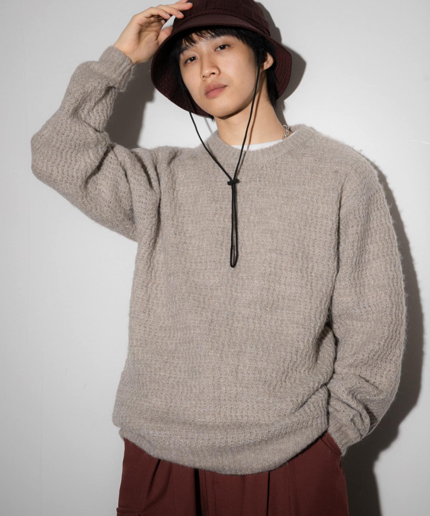 SENSE OF PLACE by URBAN RESEARCH「『ユニセックス』ローゲージカラーニット」|ニット・セーター|