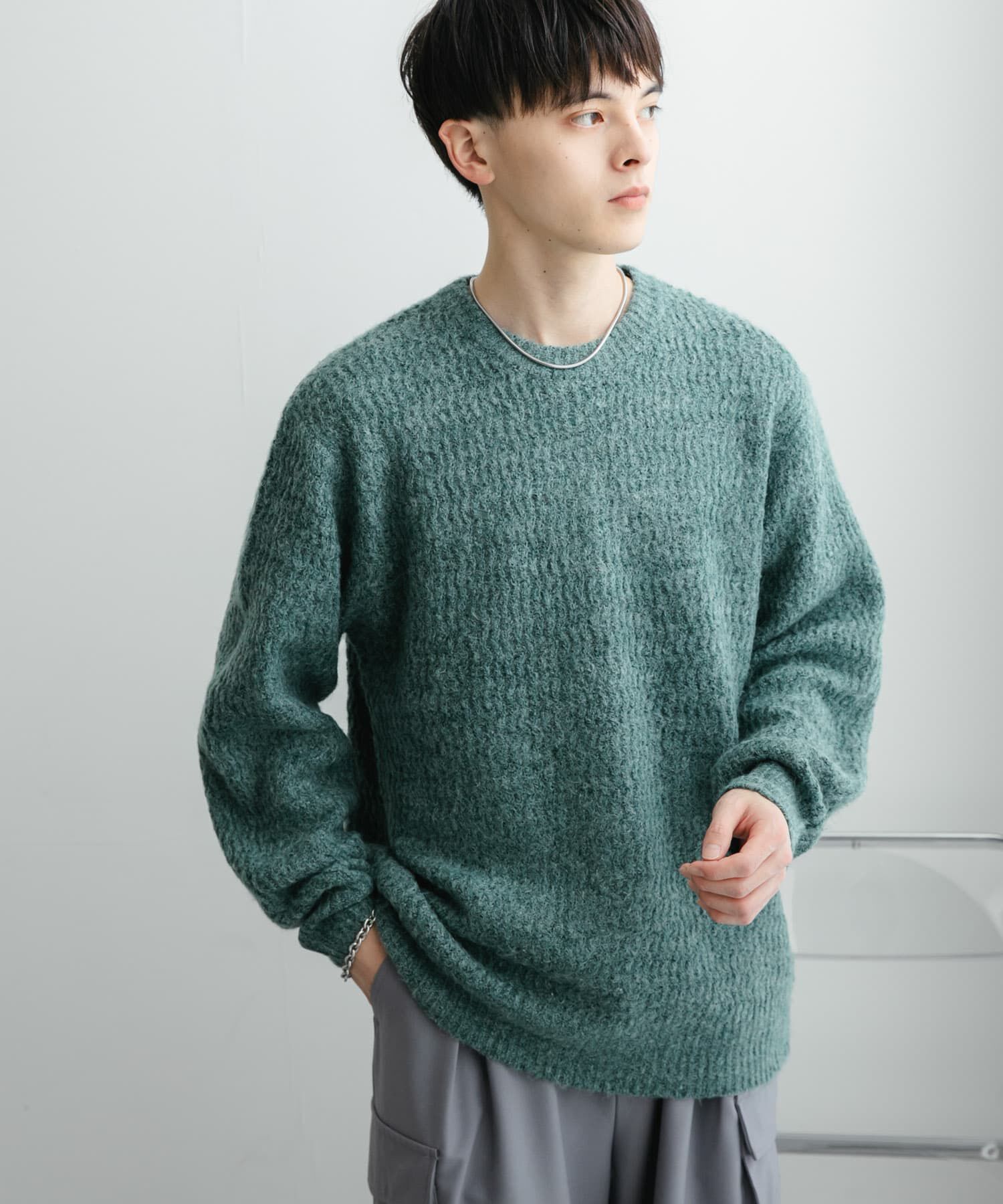 SENSE OF PLACE by URBAN RESEARCH「『ユニセックス』ローゲージカラーニット」|ニット・セーター|