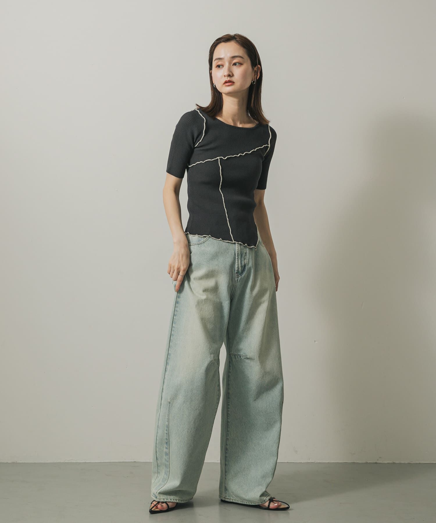 SENSE OF PLACE by URBAN RESEARCH「アシメメローセーター」|ニット・セーター|