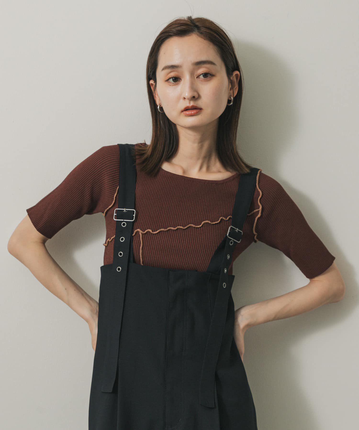 SENSE OF PLACE by URBAN RESEARCH「アシメメローセーター」|ニット・セーター|