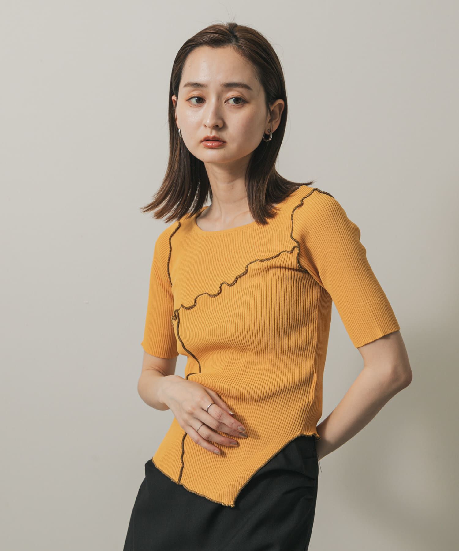 SENSE OF PLACE by URBAN RESEARCH「アシメメローセーター」|ニット・セーター|