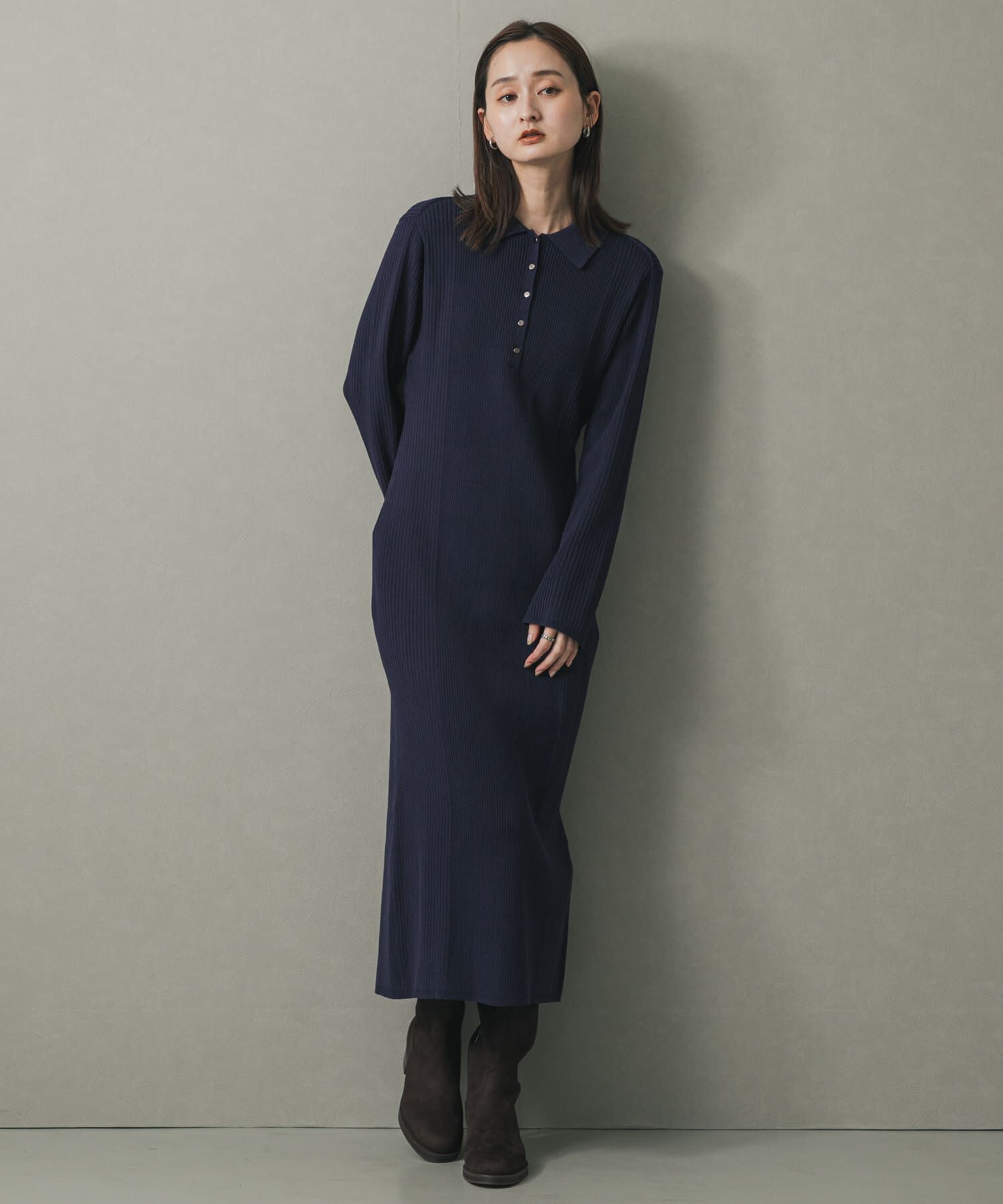 SENSE OF PLACE by URBAN RESEARCH「エリツキリブニットワンピース」|ワンピース|