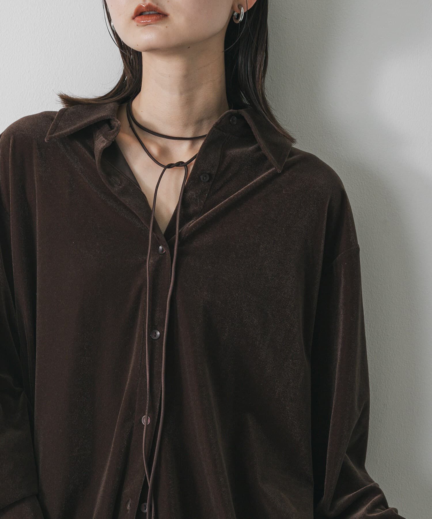 SENSE OF PLACE by URBAN RESEARCH「マルチコードツキベロアシャツ」|シャツ・ブラウス|