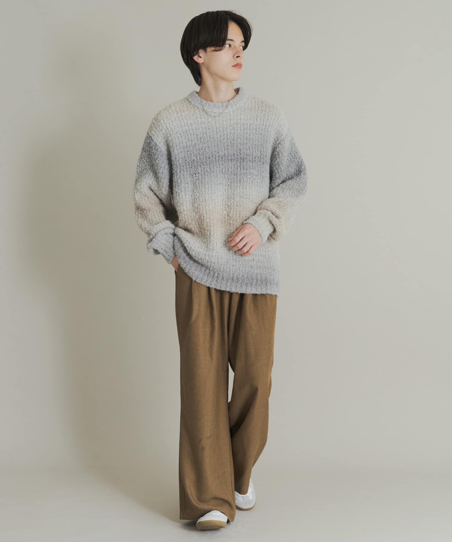 SENSE OF PLACE by URBAN RESEARCH「『ユニセックス』ブークレグラデーションニット」|ニット・セーター|