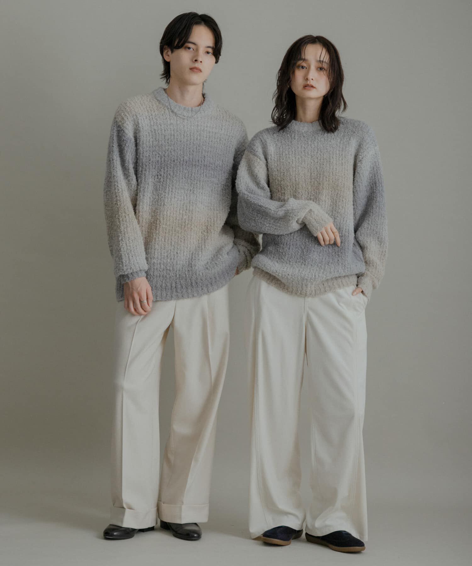 SENSE OF PLACE by URBAN RESEARCH「『ユニセックス』ブークレグラデーションニット」|ニット・セーター|