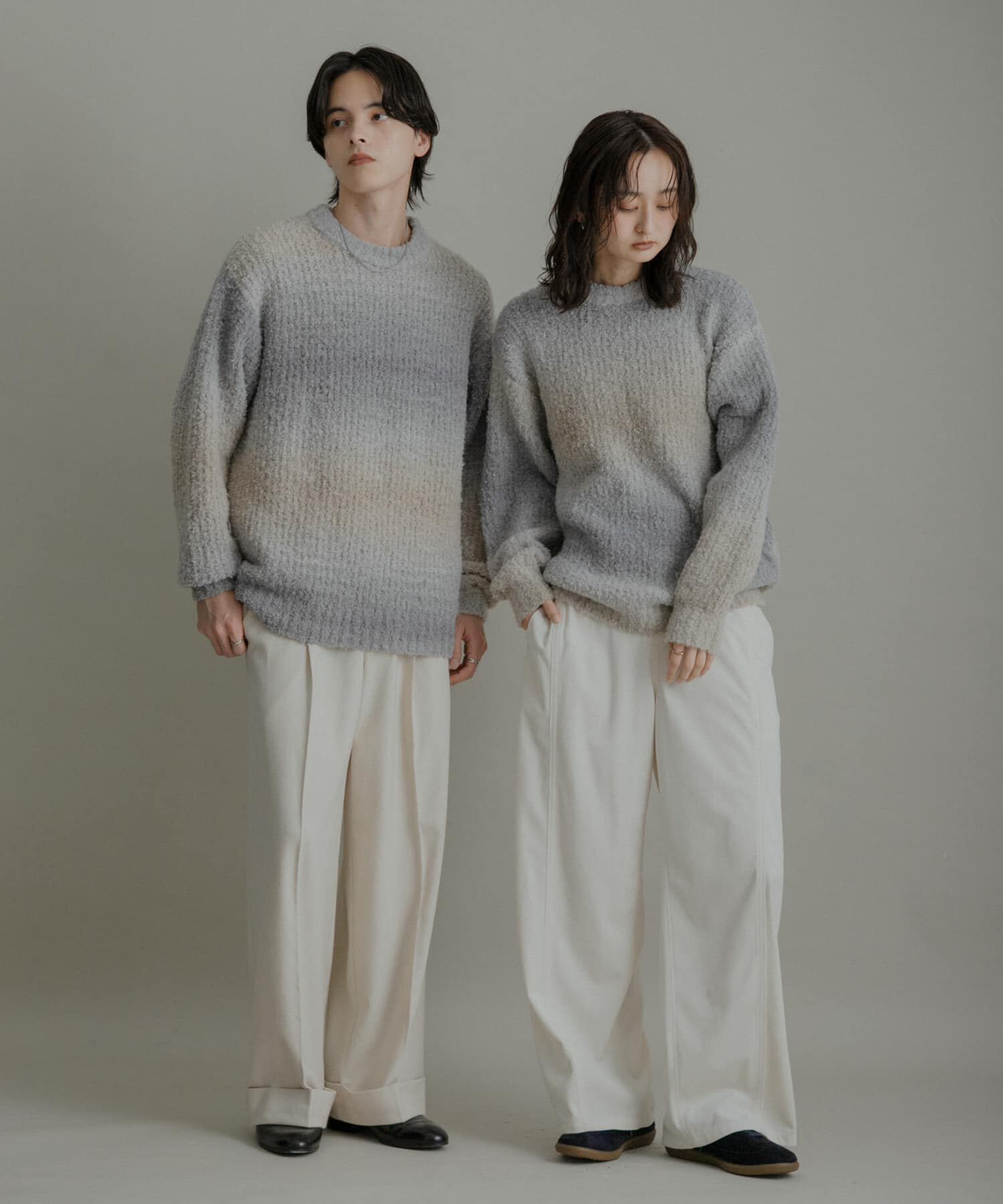 SENSE OF PLACE by URBAN RESEARCH「『ユニセックス』ブークレグラデーションニット」|ニット・セーター|