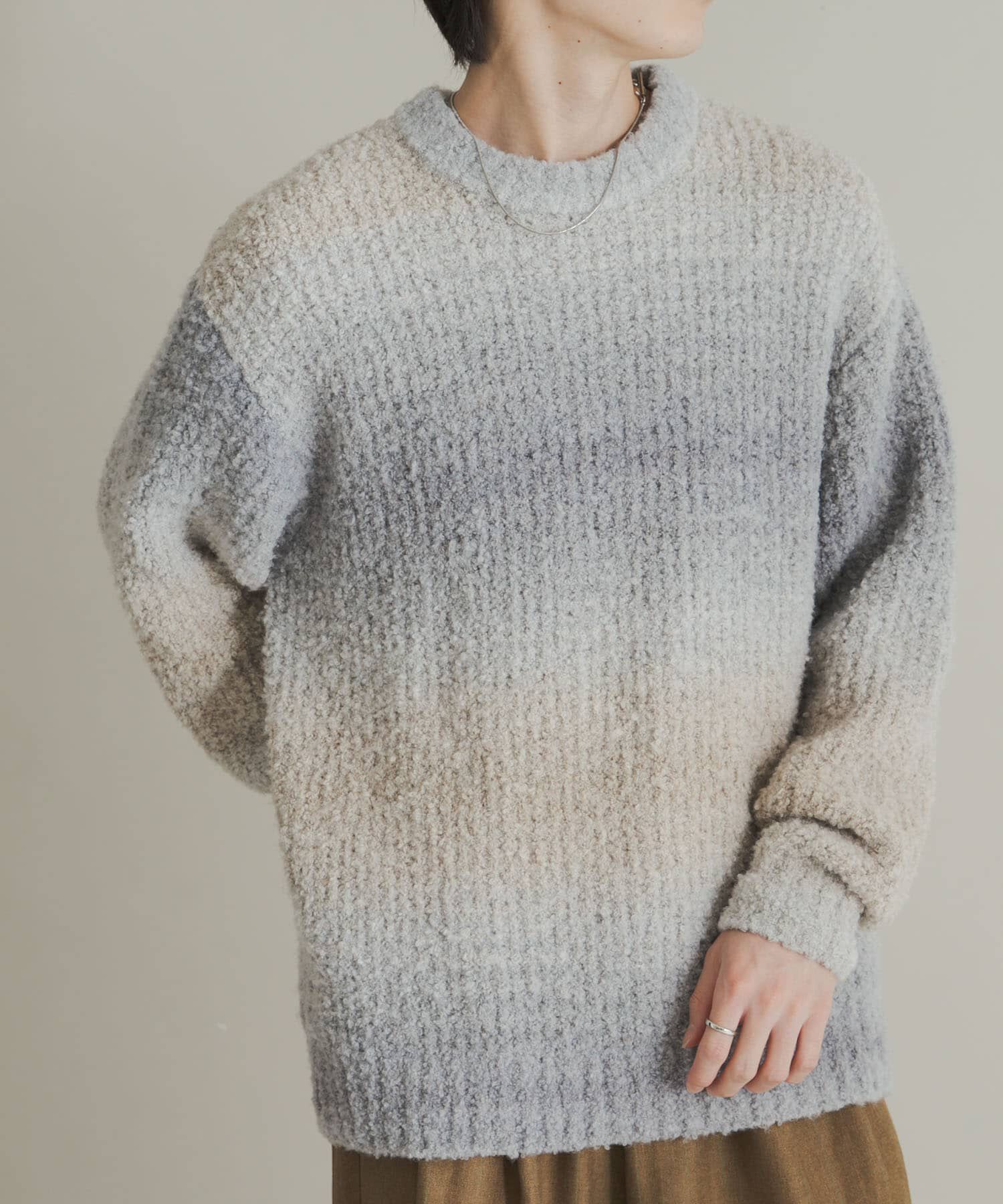 SENSE OF PLACE by URBAN RESEARCH「『ユニセックス』ブークレグラデーションニット」|ニット・セーター|