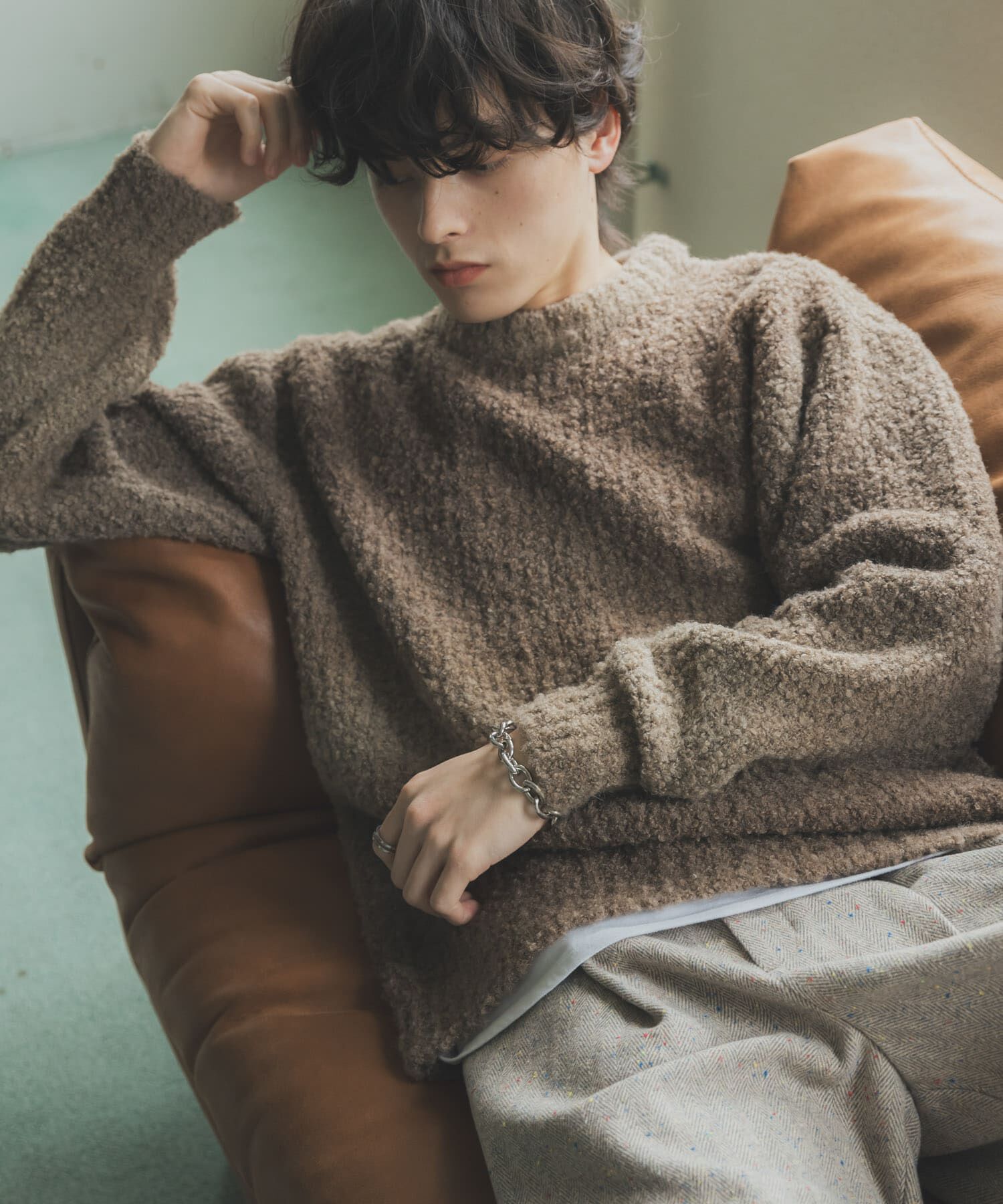 SENSE OF PLACE by URBAN RESEARCH「『ユニセックス』ブークレグラデーションニット」|ニット・セーター|