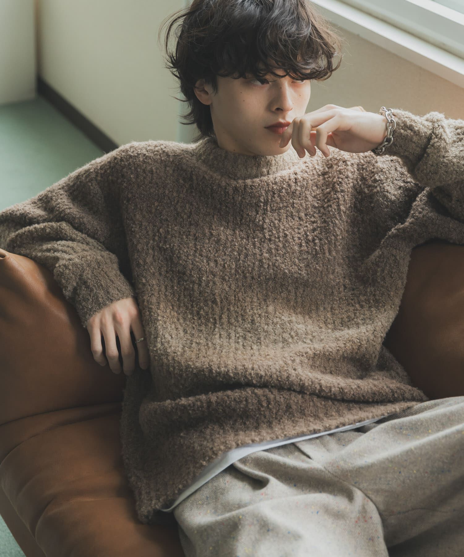 SENSE OF PLACE by URBAN RESEARCH「『ユニセックス』ブークレグラデーションニット」|ニット・セーター|